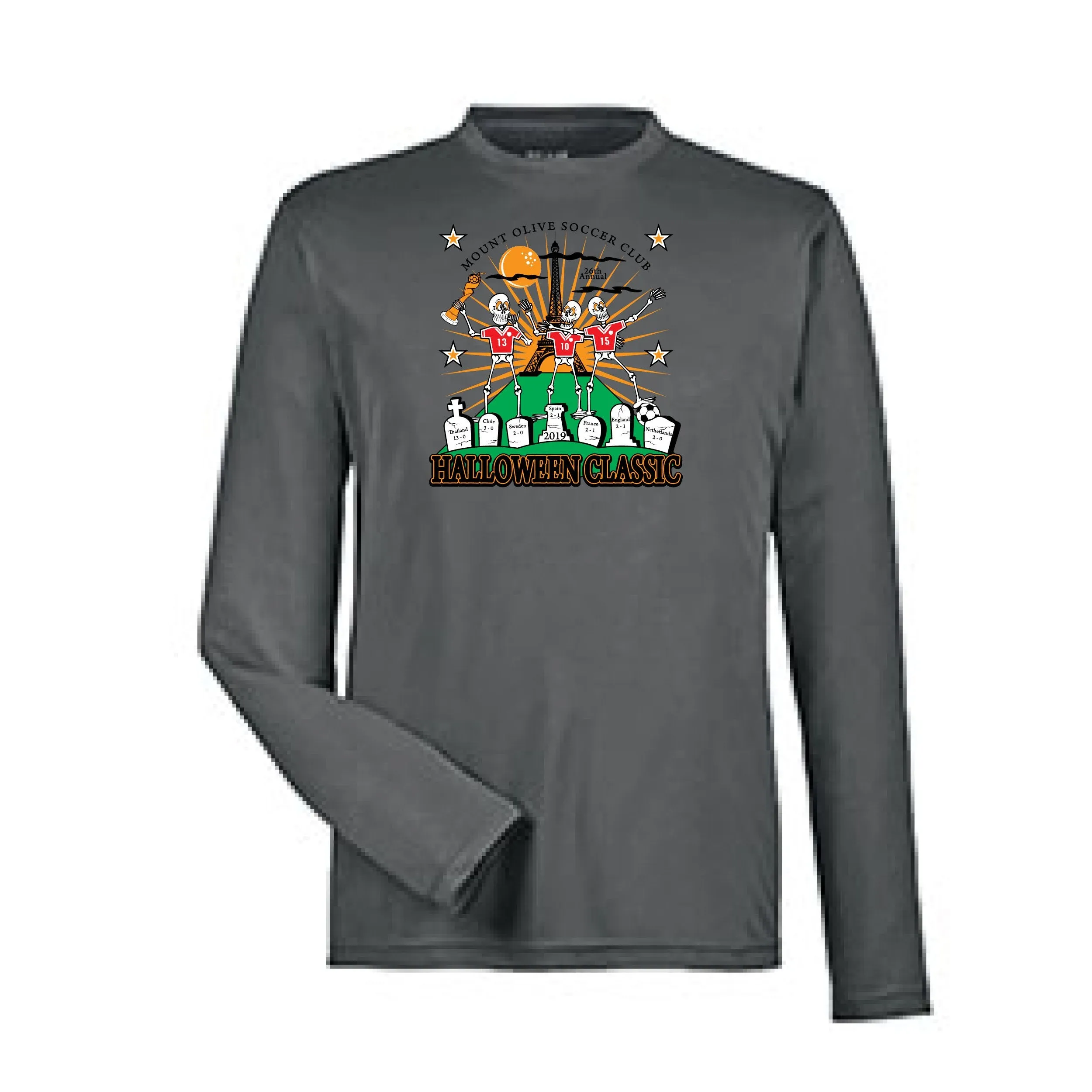 Dri-Fit Long Sleeve Shirts Mount Olive Halloween Classic