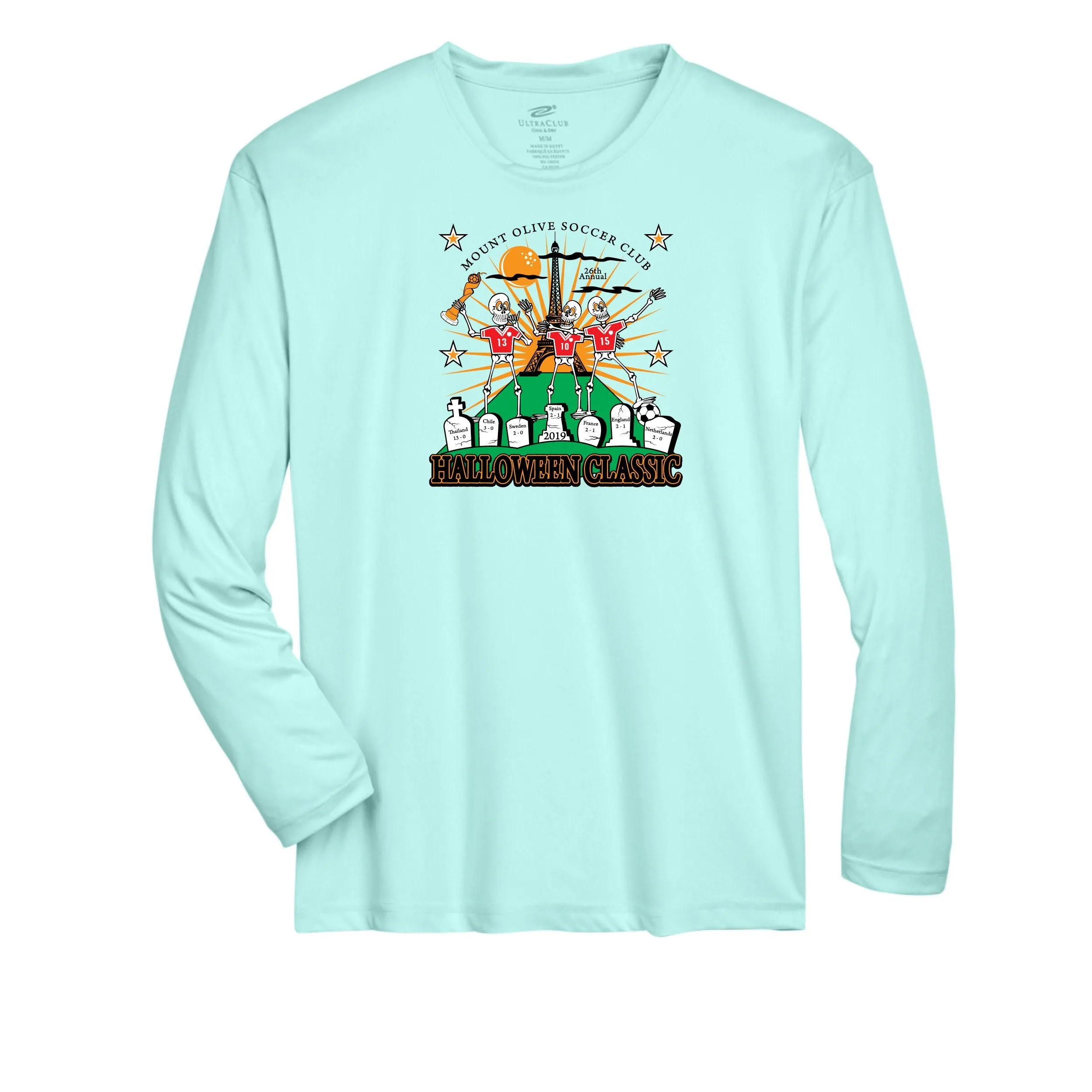 Dri-Fit Long Sleeve Shirts Mount Olive Halloween Classic