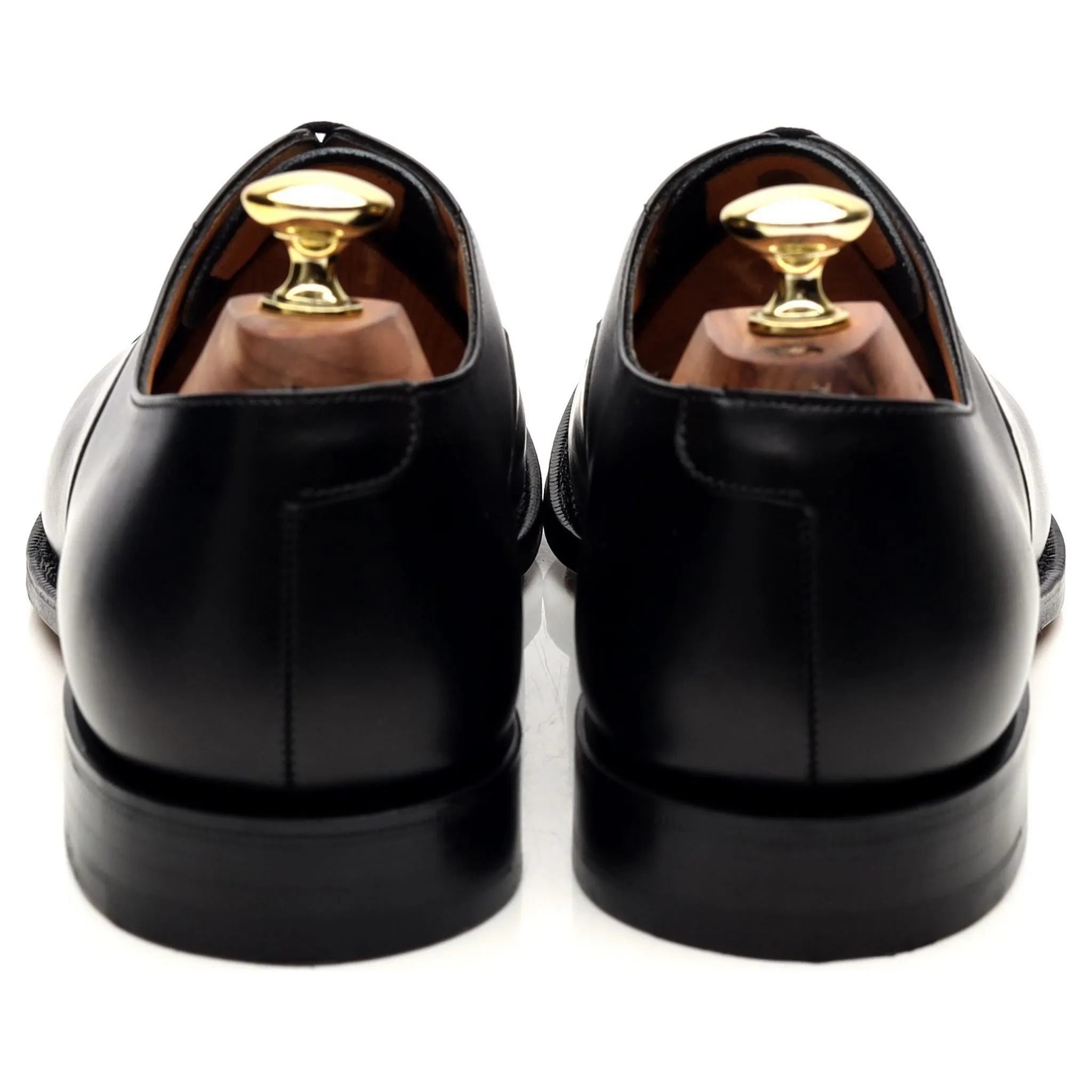 'Dubai' Black Leather Oxford UK 7 F