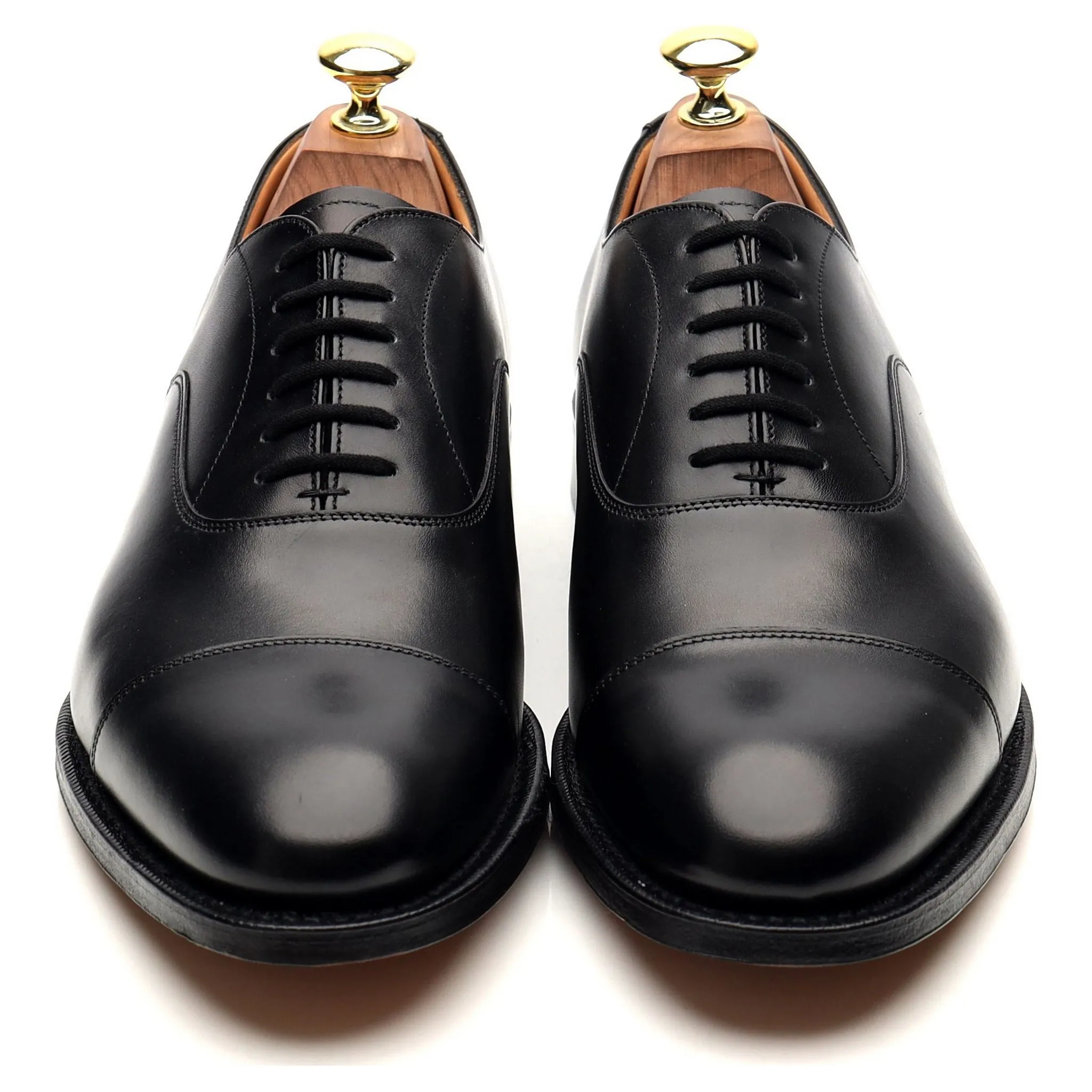 'Dubai' Black Leather Oxford UK 7 F