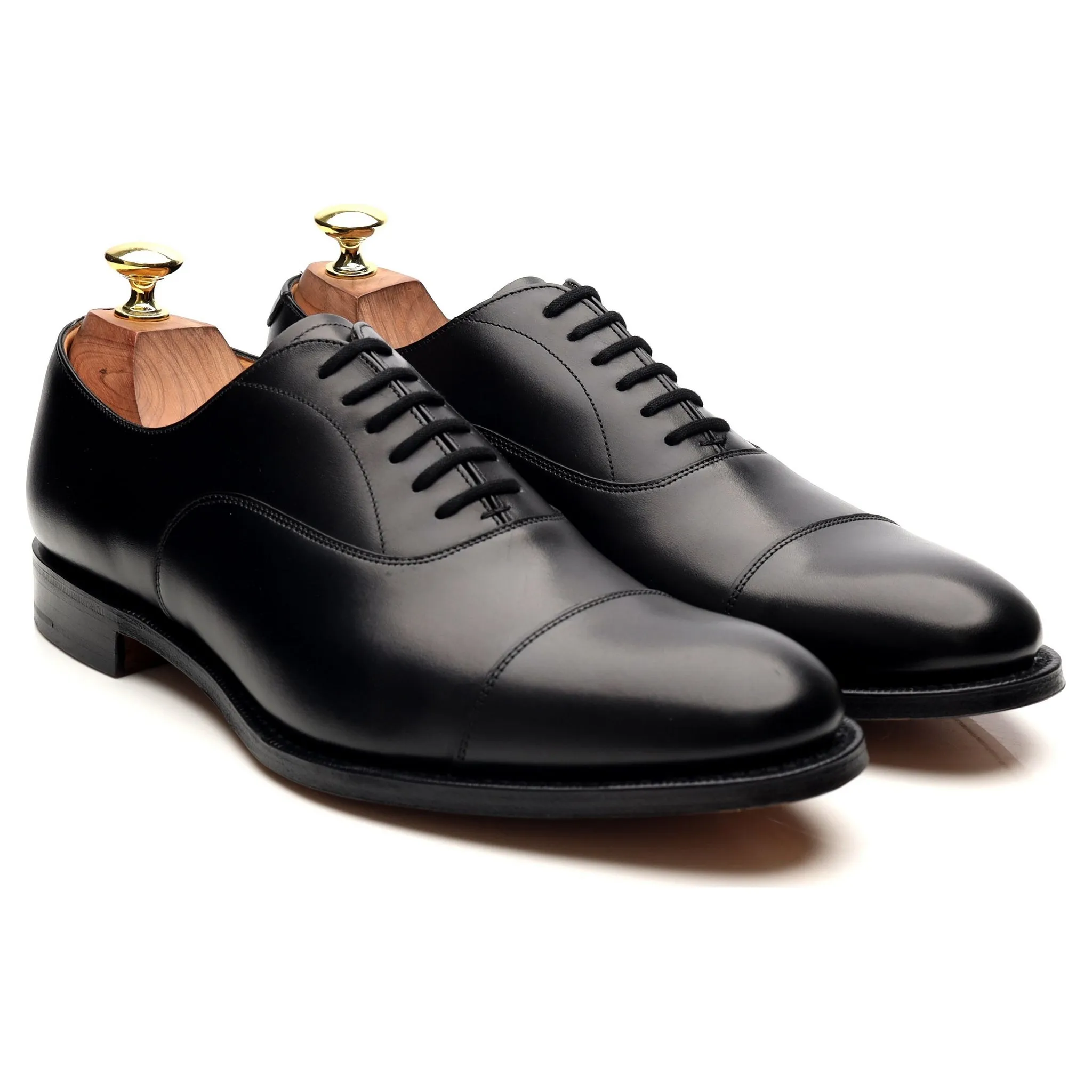 'Dubai' Black Leather Oxford UK 7 F