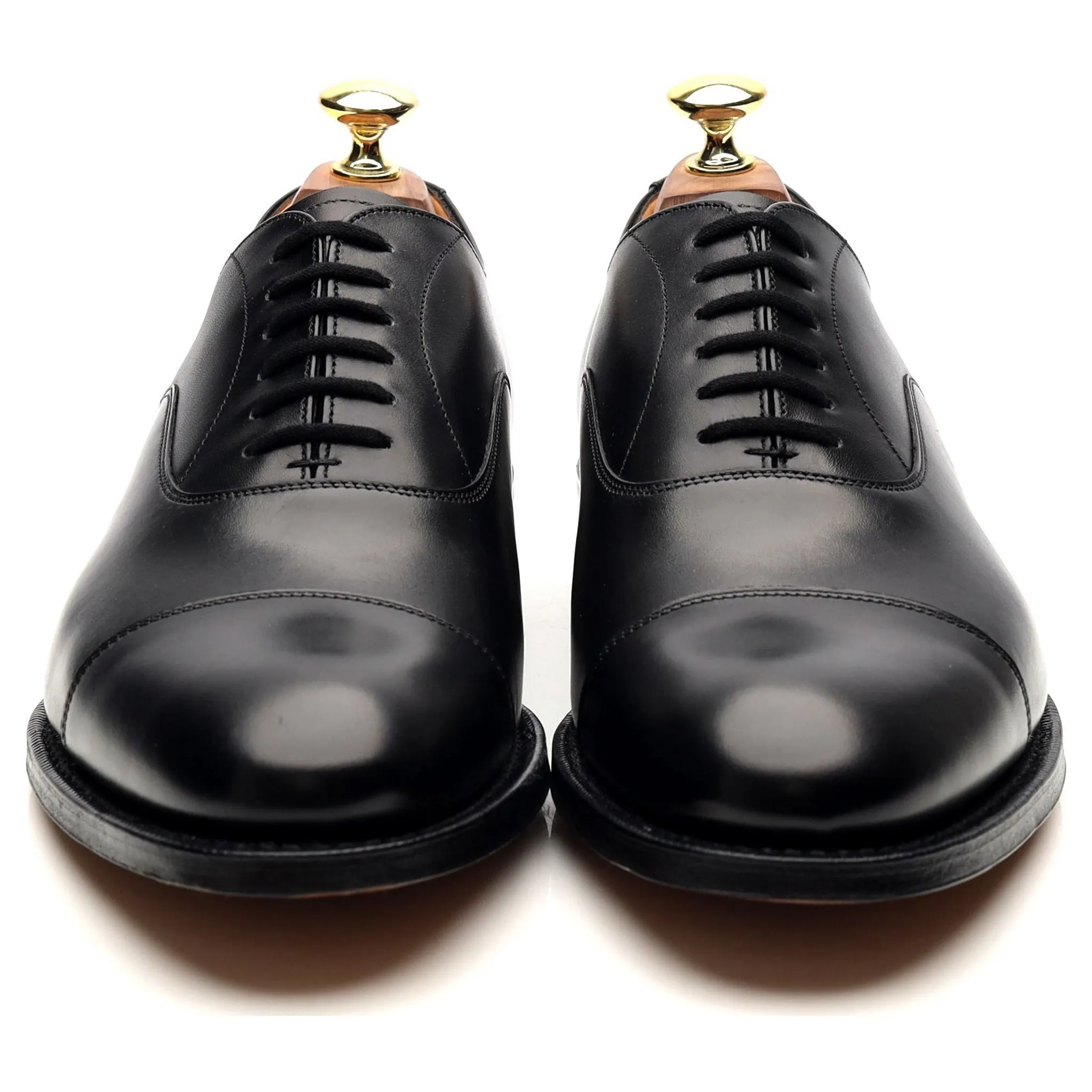 'Dubai' Black Leather Oxford UK 7 F