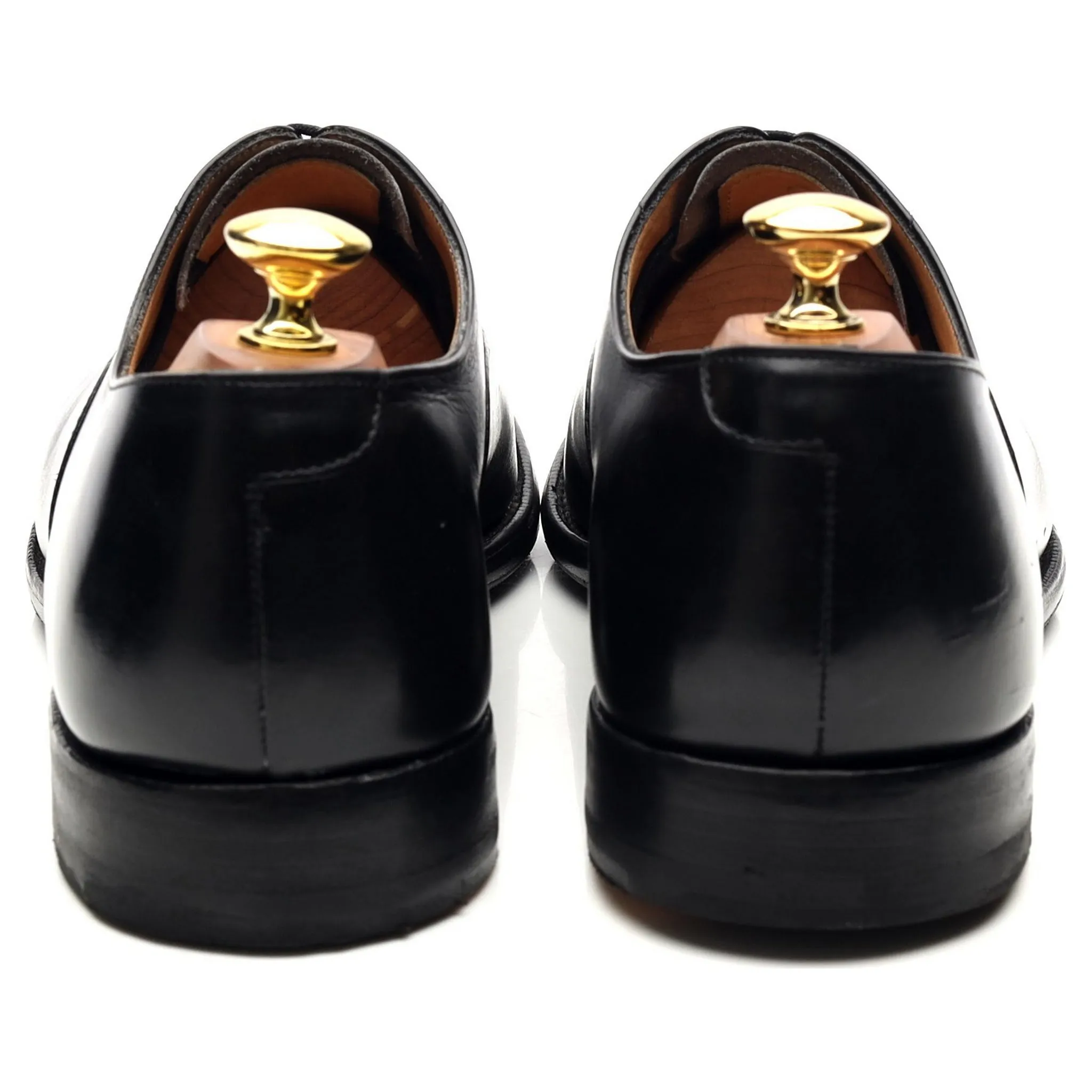 'Dubai' Black Leather Oxford UK 8 F