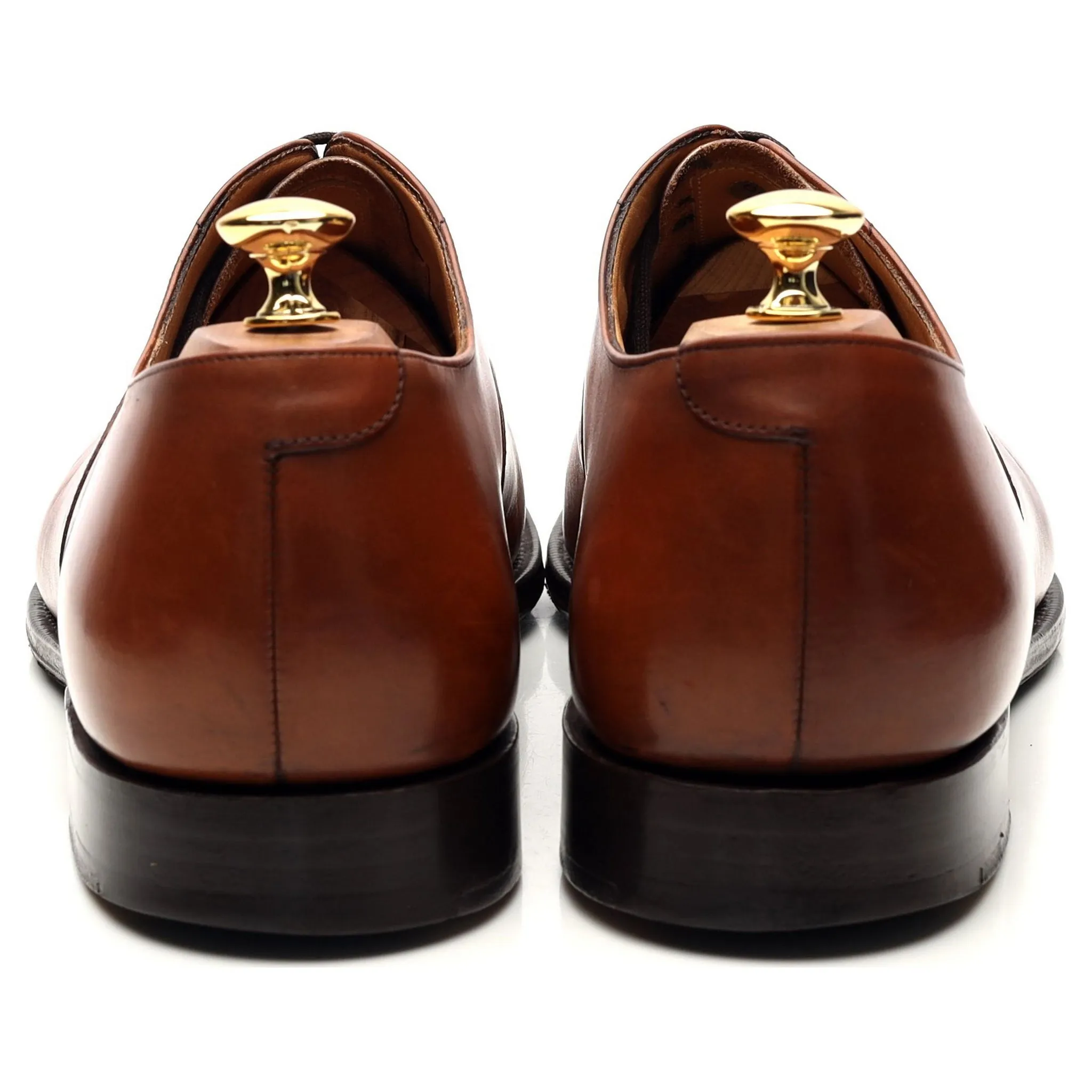'Dubai' Tan Brown Leather Oxford UK 11 F