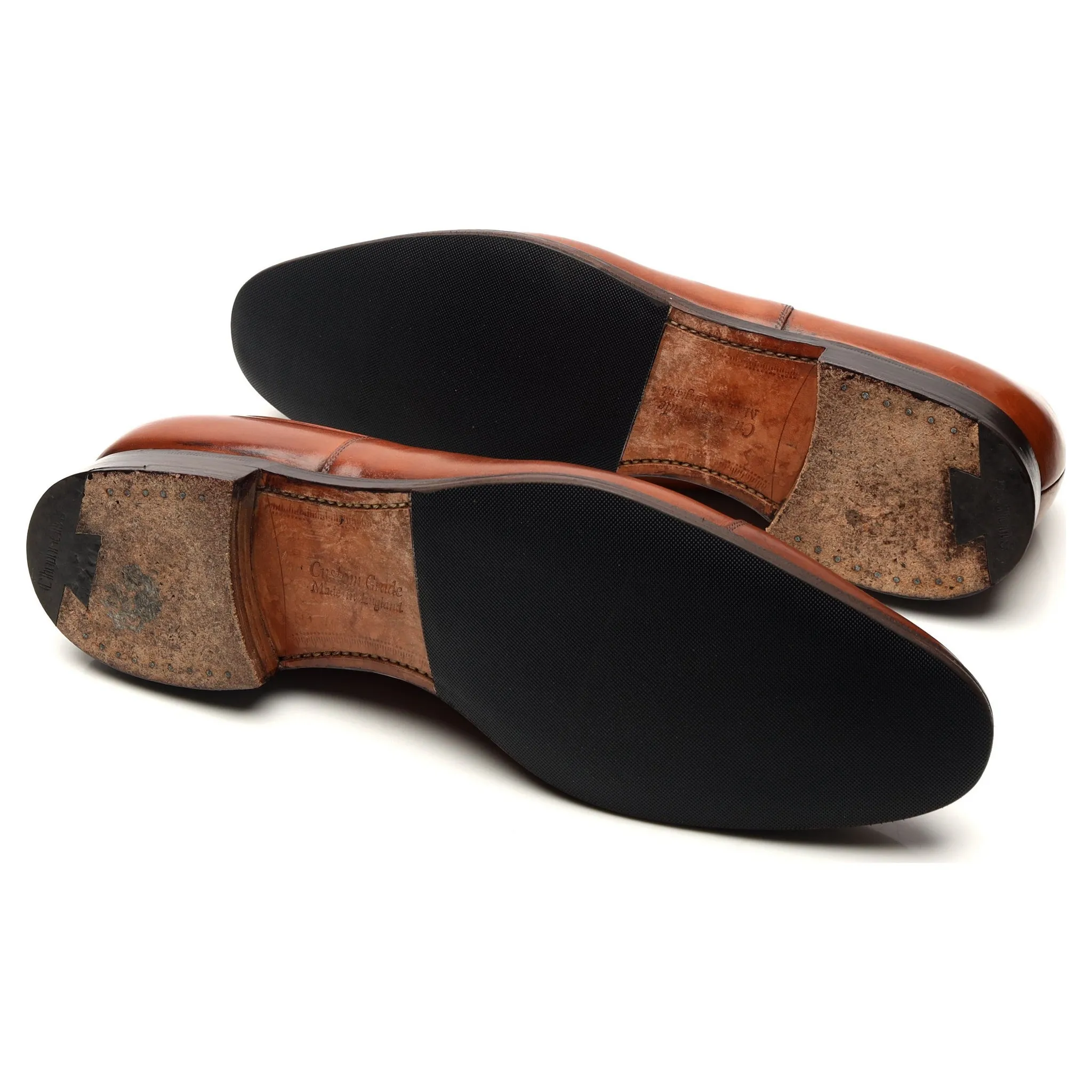 'Dubai' Tan Brown Leather Oxford UK 11 F