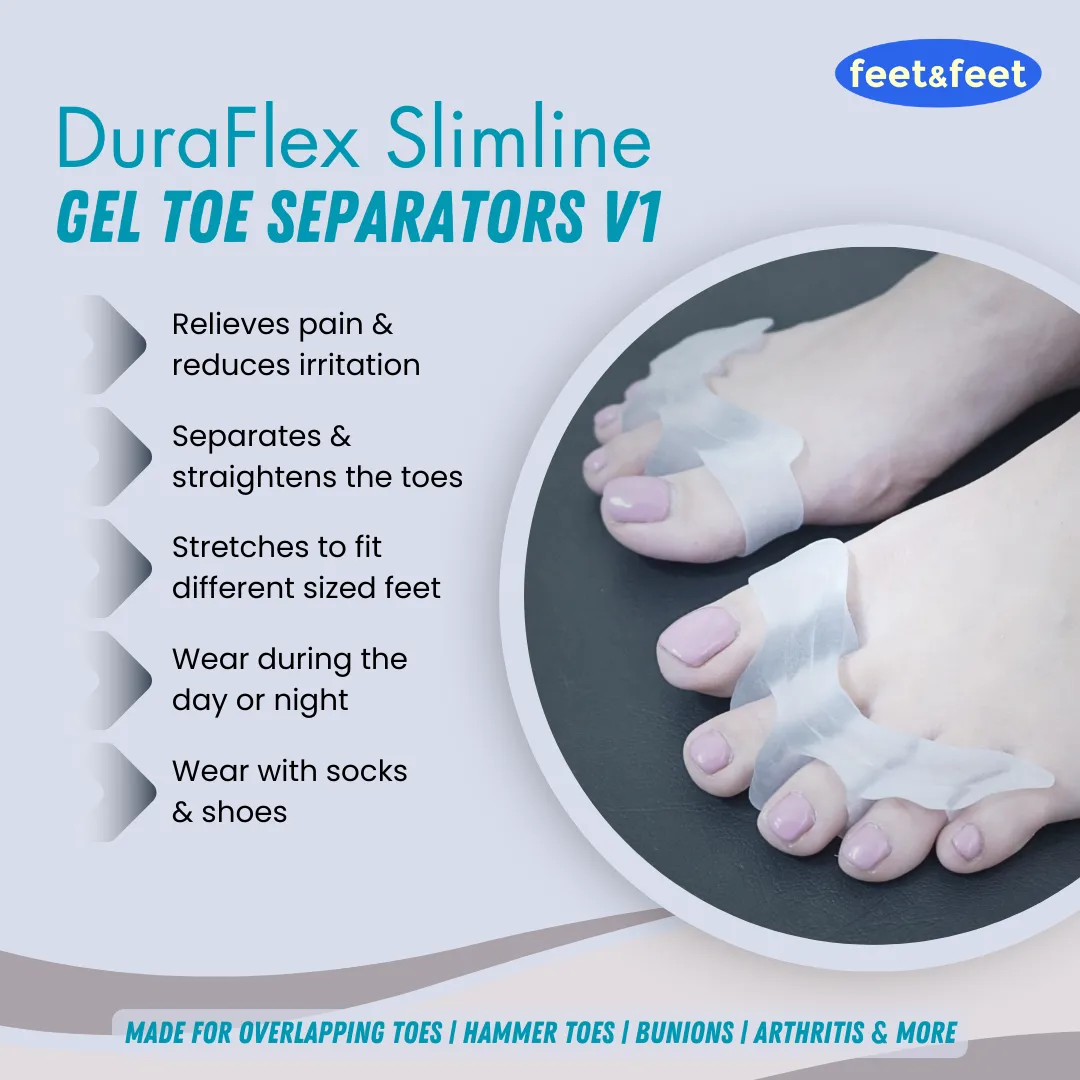 DuraFlex Slimline Gel Toe Separators V1