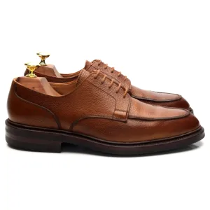 'Durham' Tan Brown Leather Split Toe Derby UK 7 E