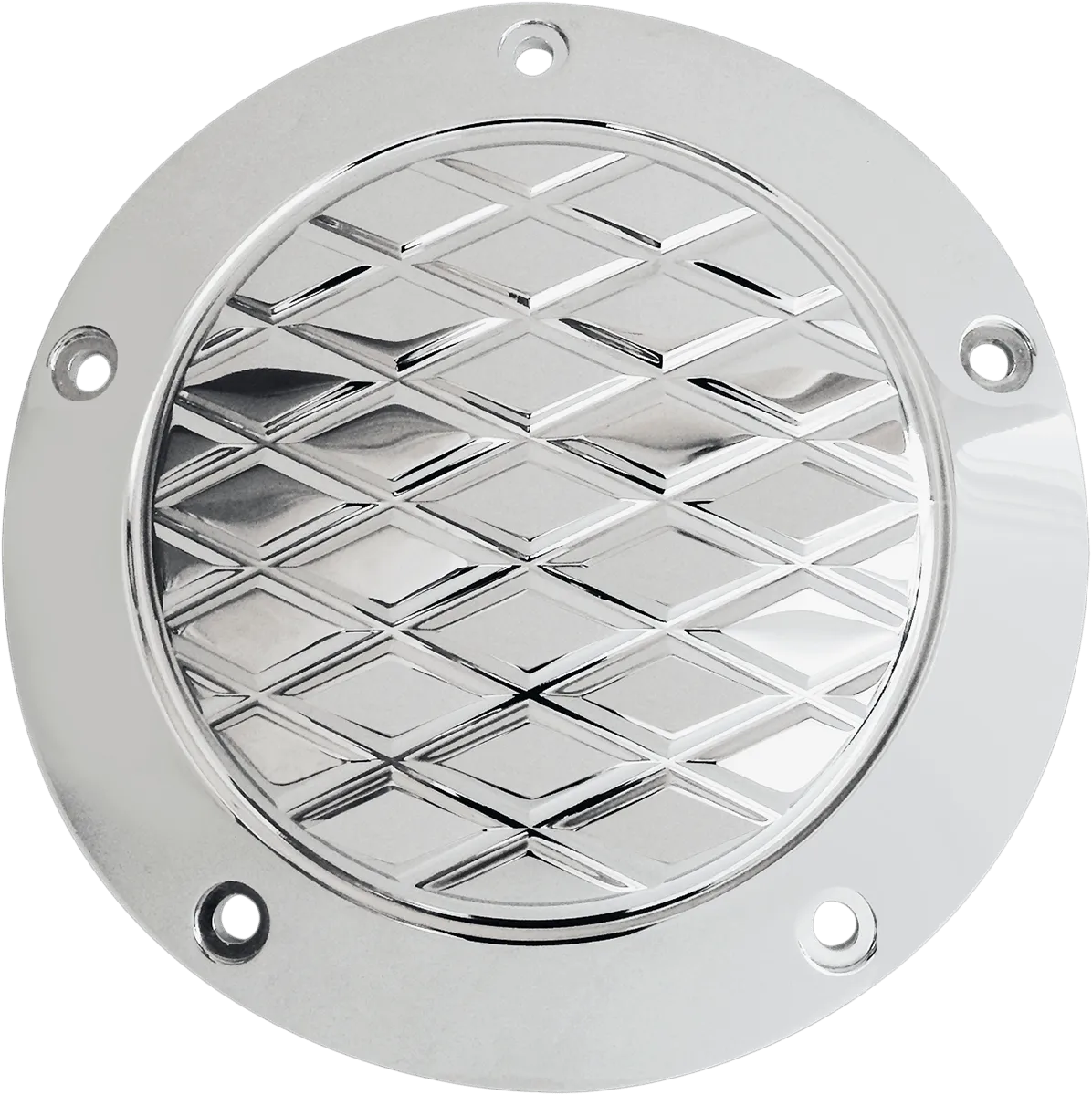 Eddie Trotta Designs TC-026 Platinum Series Derby Cover - Chrome