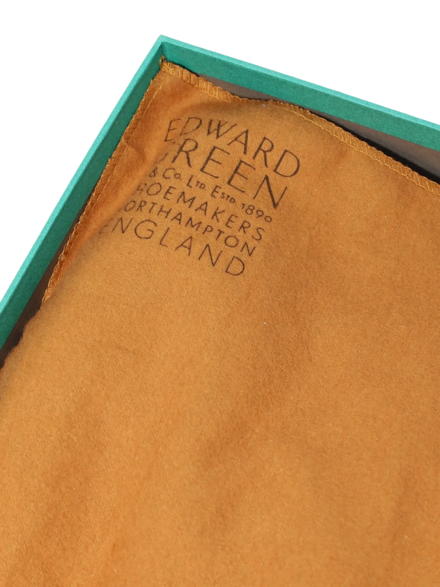 Edward Green Suede Loden Green Unlined Dover Derby