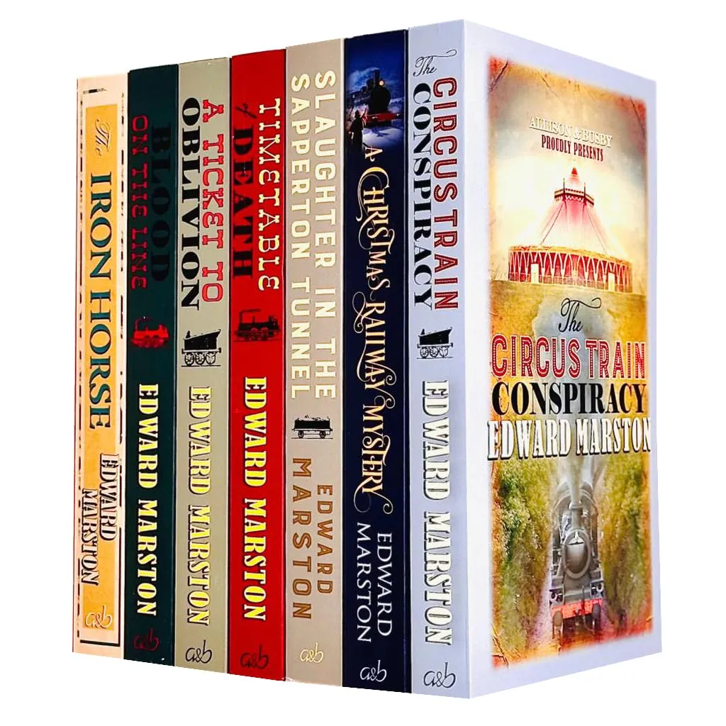 Edward Marston Railway Detective Series 7 Books Collection Set