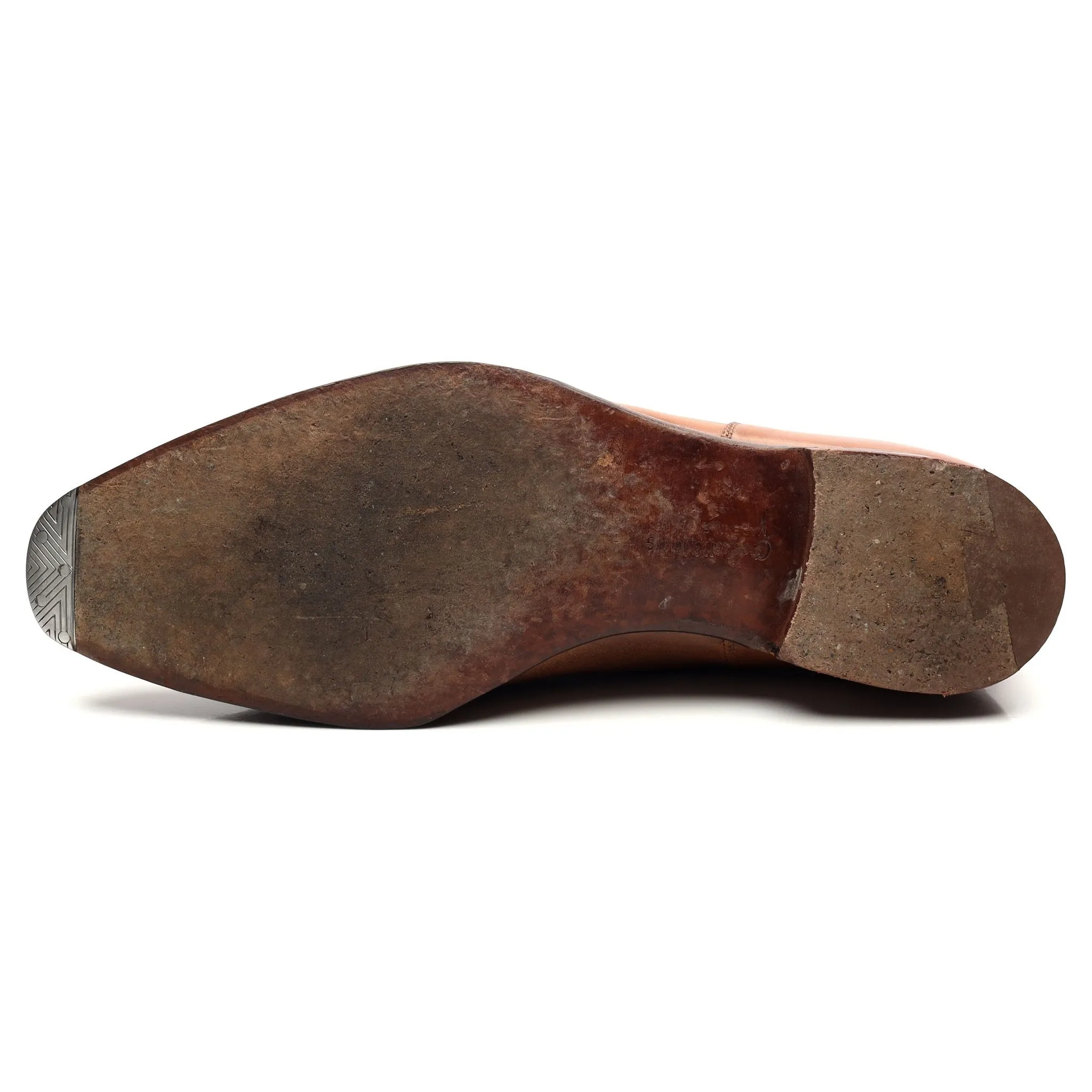 'Egerton' Tan Brown Leather Oxford UK 11 E