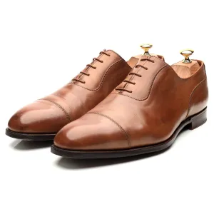 'Egerton' Tan Brown Leather Oxford UK 11 E