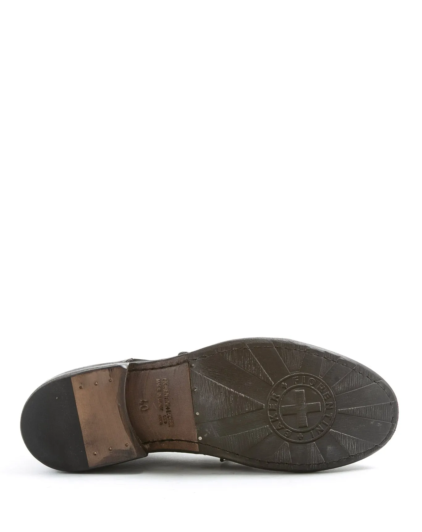 ENEI Black Leather Derby Shoes