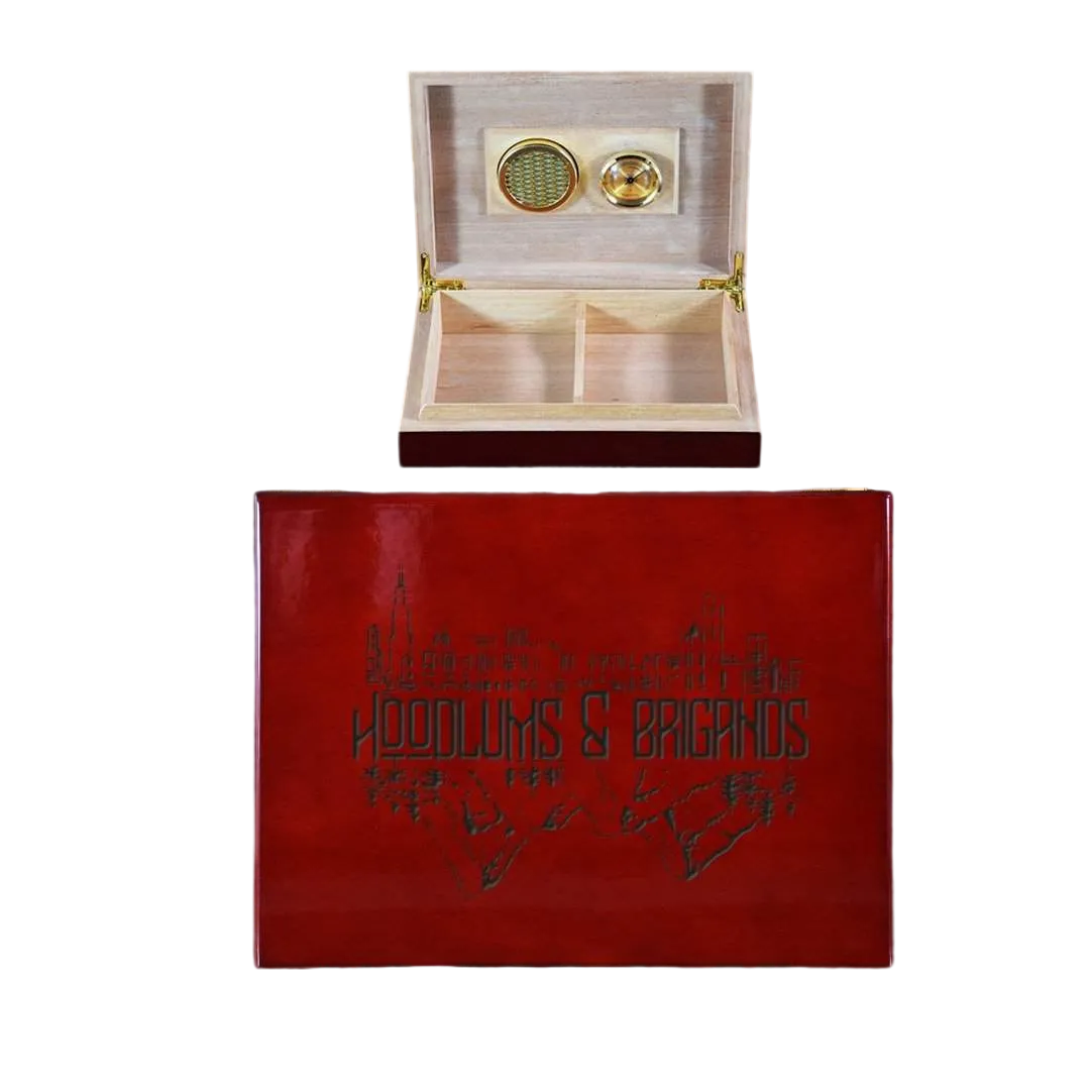 Engraved Cigar Humidor