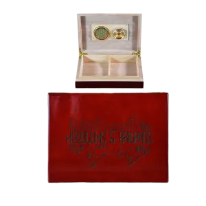 Engraved Cigar Humidor