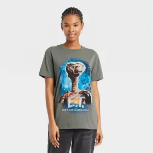 E.T. Women's Universal Studios Short Sleeve Graphic T-Shirt Tee