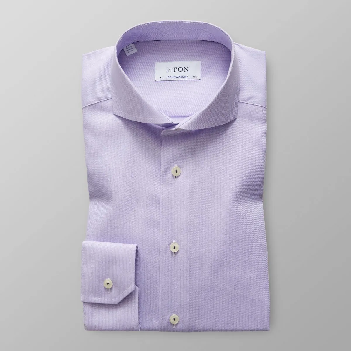 Eton- lavender cutaway collar dress shirt