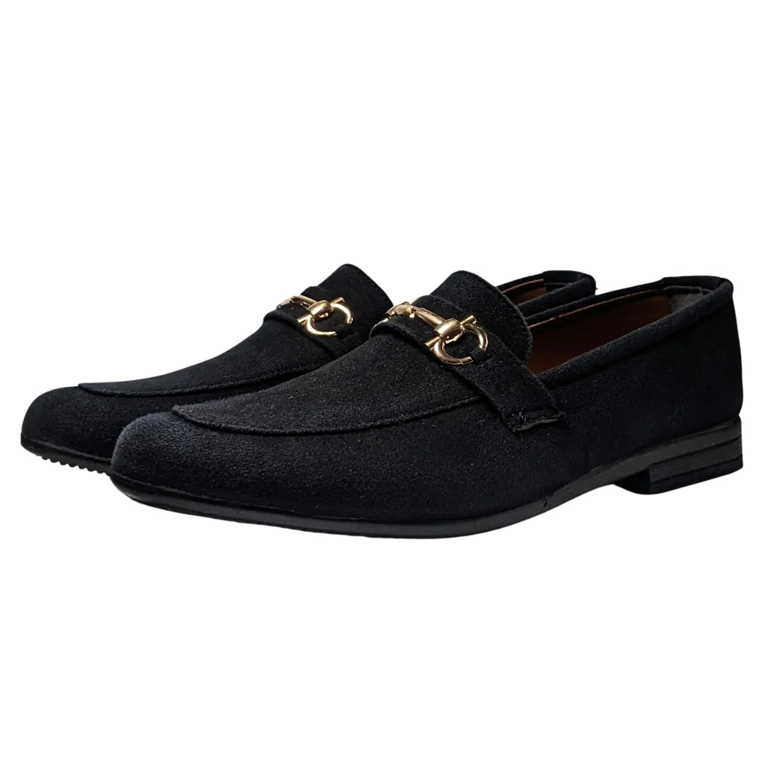 Fl-03 Stylish Suede Leather Loafers for Men