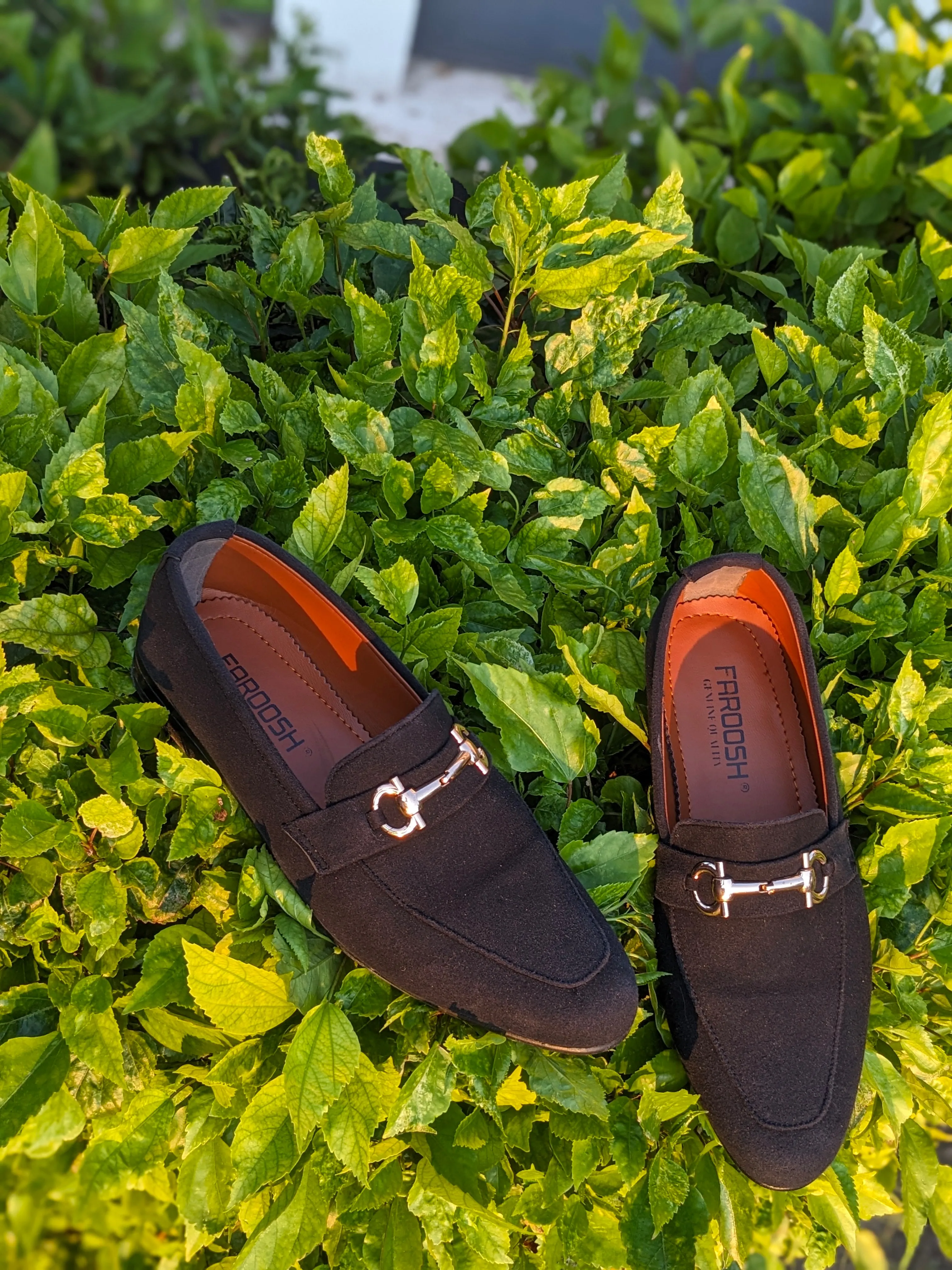 Fl-03 Stylish Suede Leather Loafers for Men