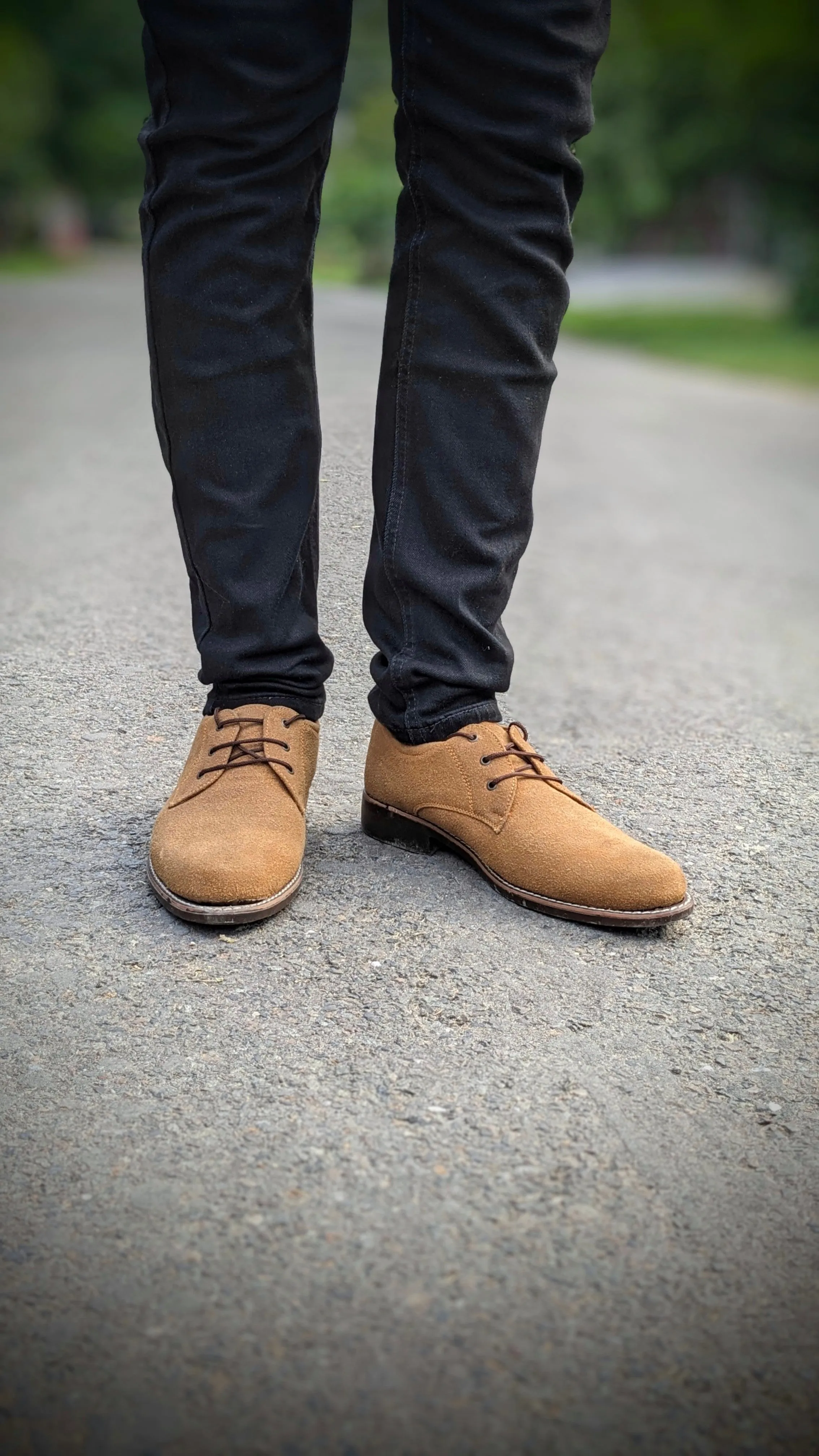 FL-103 Men's Suede leather Shoes -Formal wear
