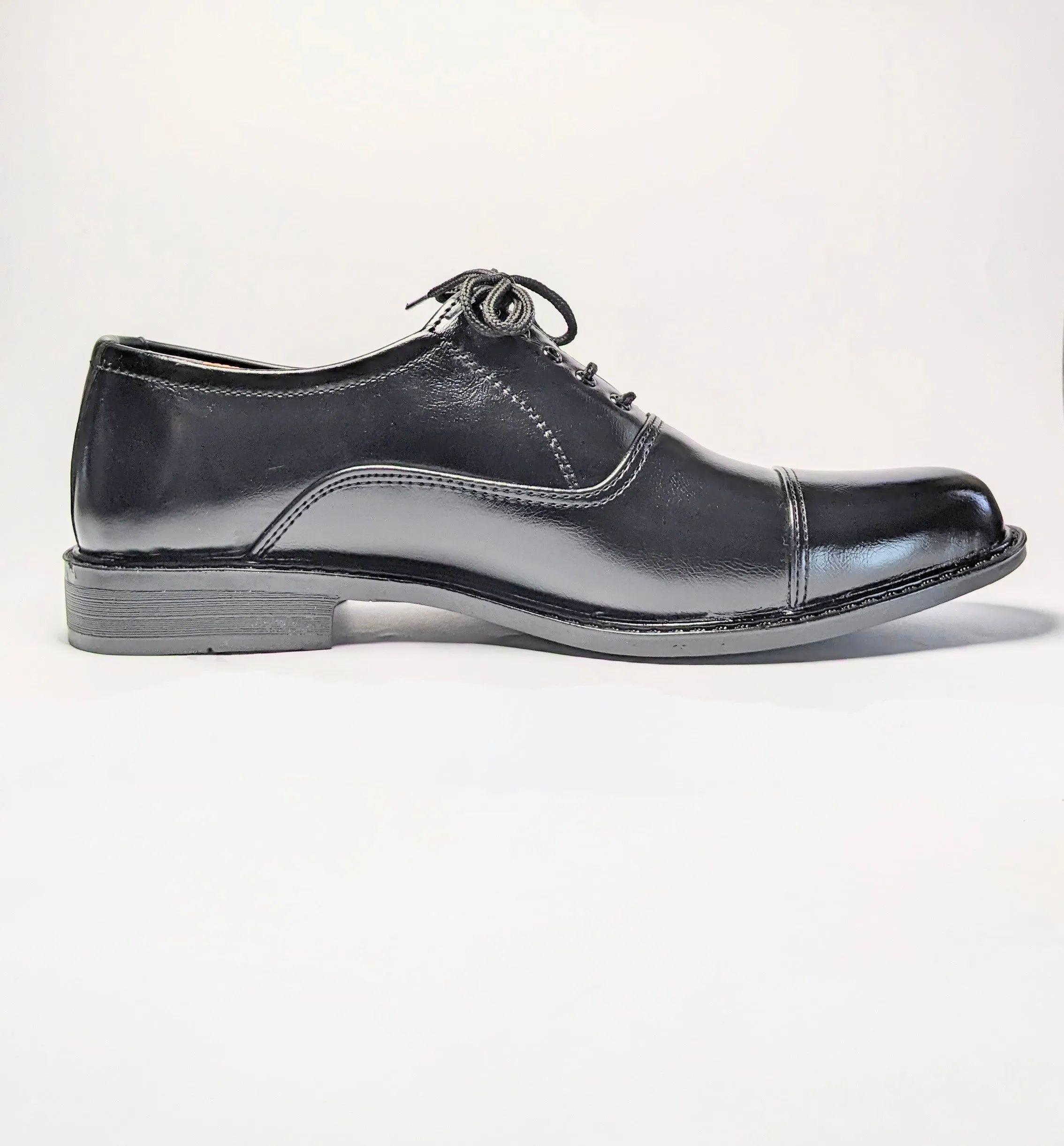 FL-105 Oxford Shoes – Black Formal Shoes for Men