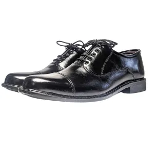FL-105 Oxford Shoes – Black Formal Shoes for Men