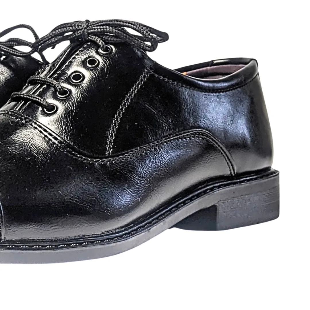 FL-105 Oxford Shoes – Black Formal Shoes for Men