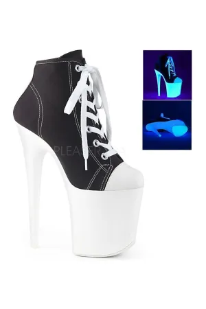 FLAMINGO-800SK-02 Platform Pump | Black Canvas