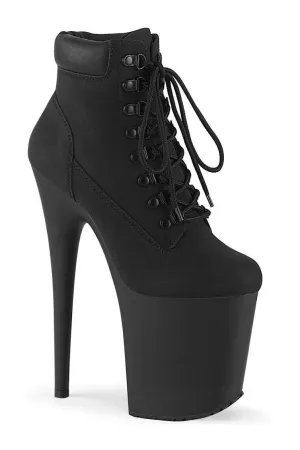 FLAMINGO-800TL-02 Exotic Boot | Black Faux Leather