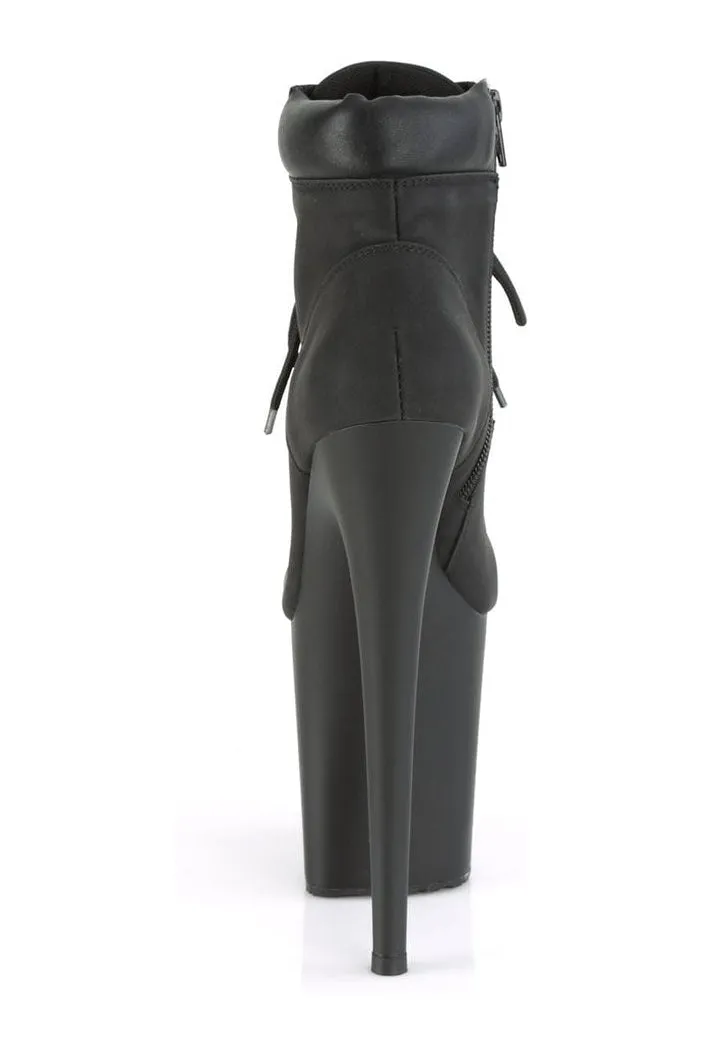 FLAMINGO-800TL-02 Exotic Boot | Black Faux Leather