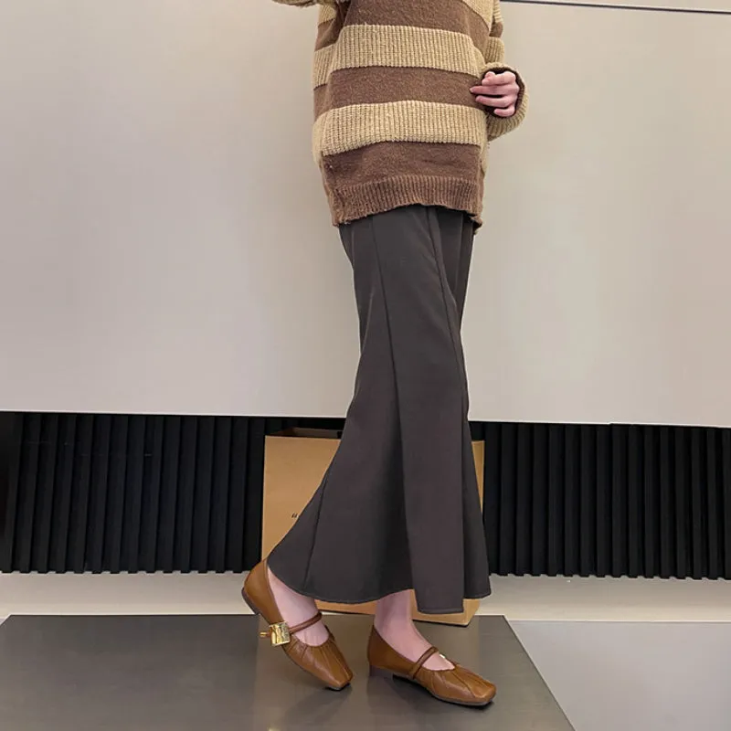 Flat Soft Surface Mary Jane Shoes Comfortable Widened Women's Shoes