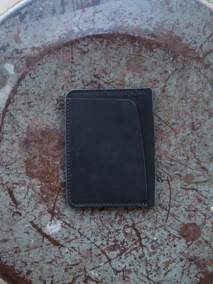 Frank Wallet - Horween Black Essex
