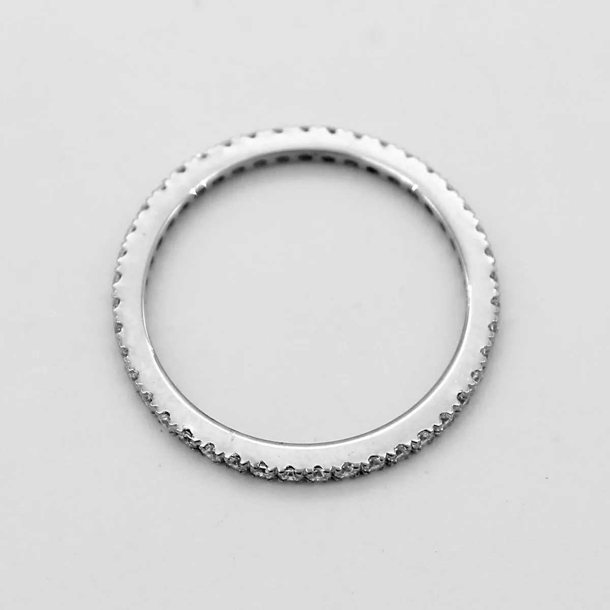 Full Classic Simulated Diamond Eternity Band Ring