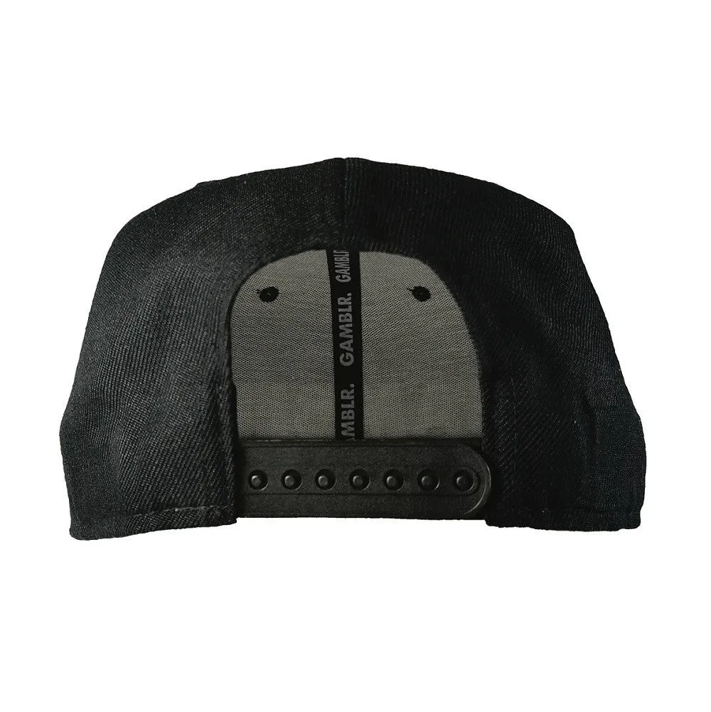 GAMBLR. - Black Classic Snapback Cap