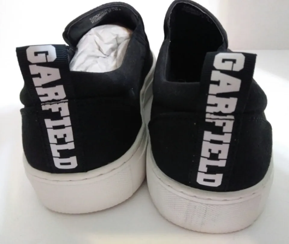 Garfield Men's Black Slip On Shoes