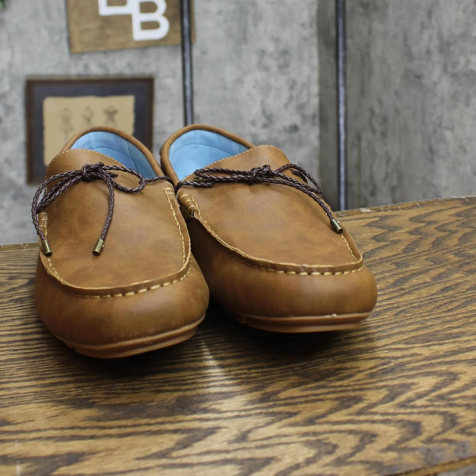 GBX Men Slip On Casual Loafers 16764324ec500d Tan Brown 14M