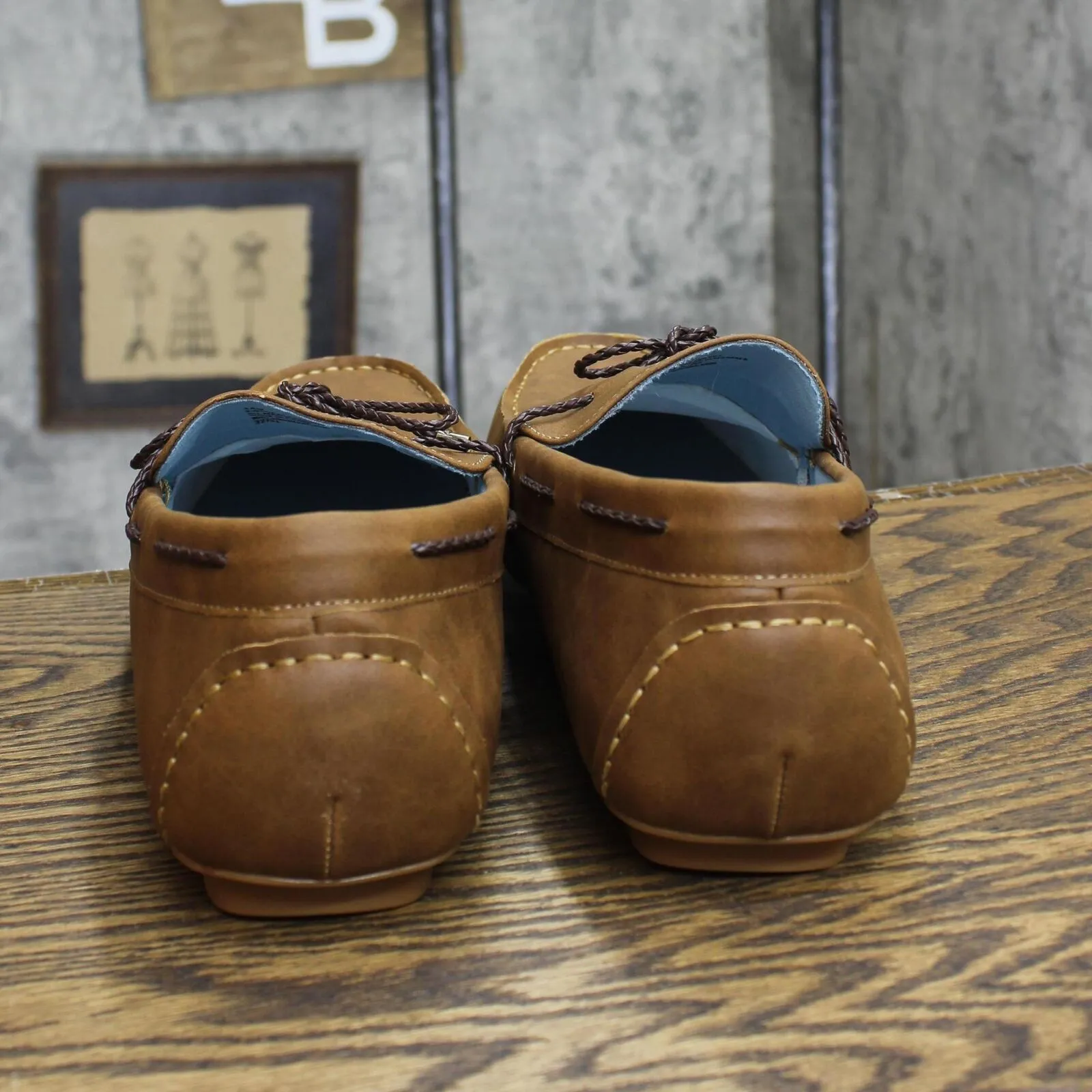 GBX Men Slip On Casual Loafers 16764324ec500d Tan Brown 14M