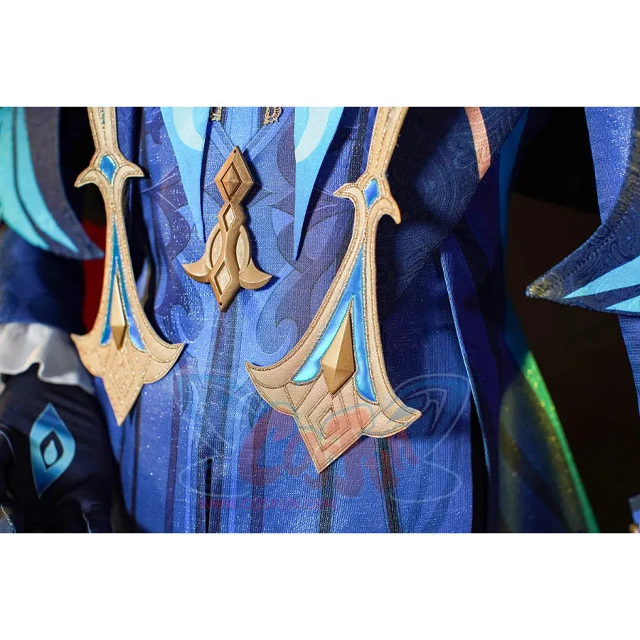 Genshin Impact Neuvillette Cosplay Costume C08563  AA