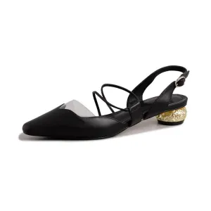 Genuine leather shoes woman elegant dress shoes