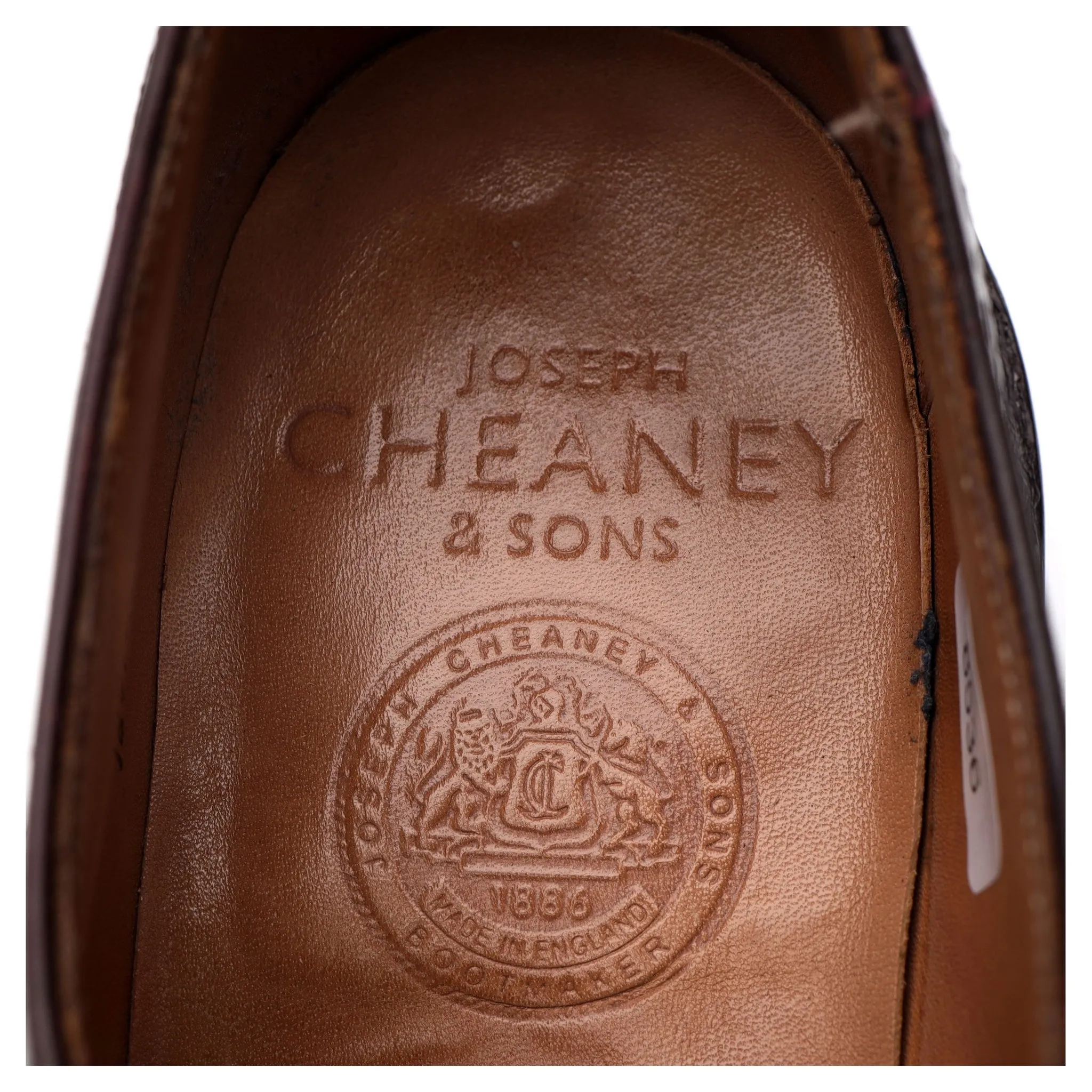 'George IV' Burgundy Leather Derby Brogue UK 7 F