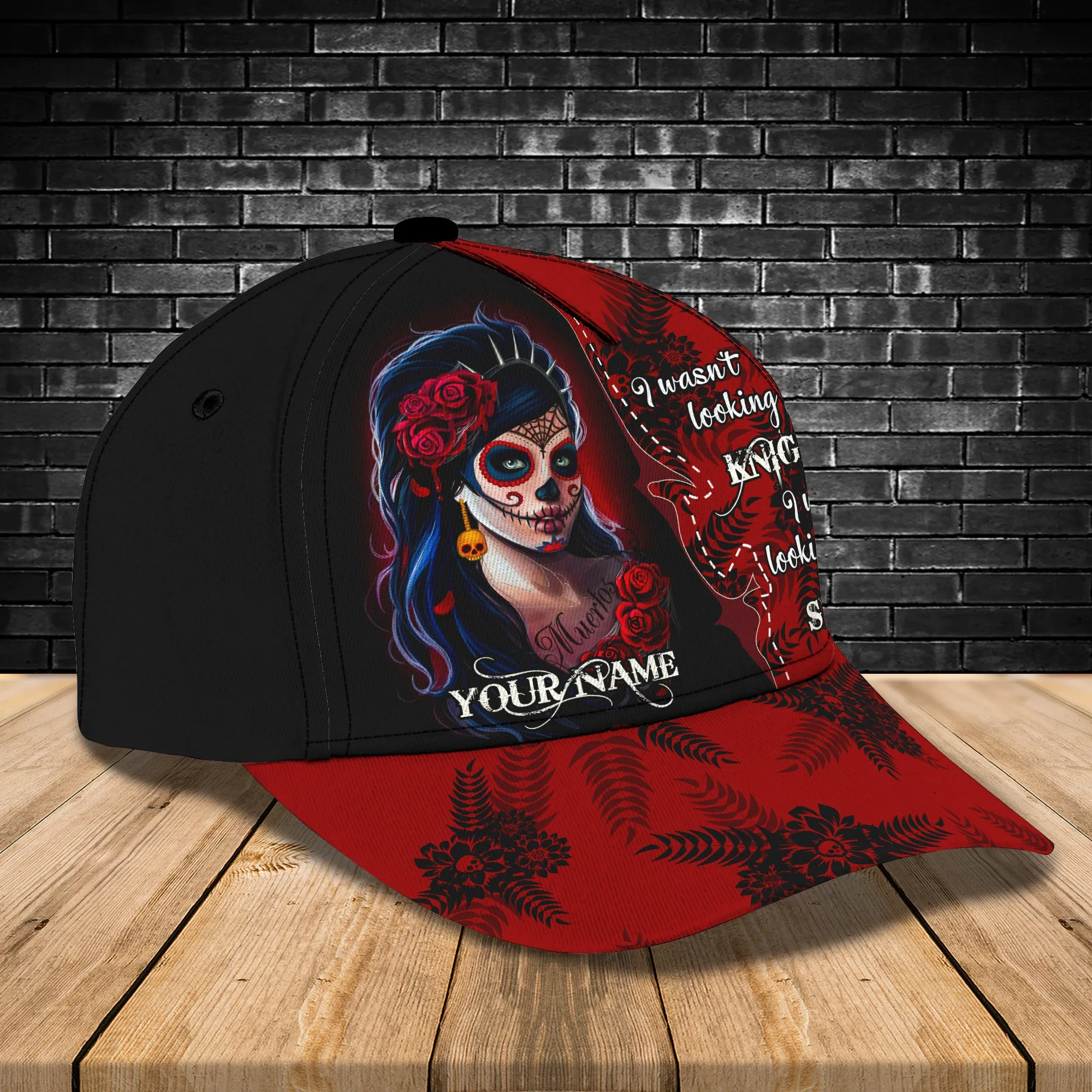 Girl Skull - Customize Cap - Loop - Nt168 - Ct020