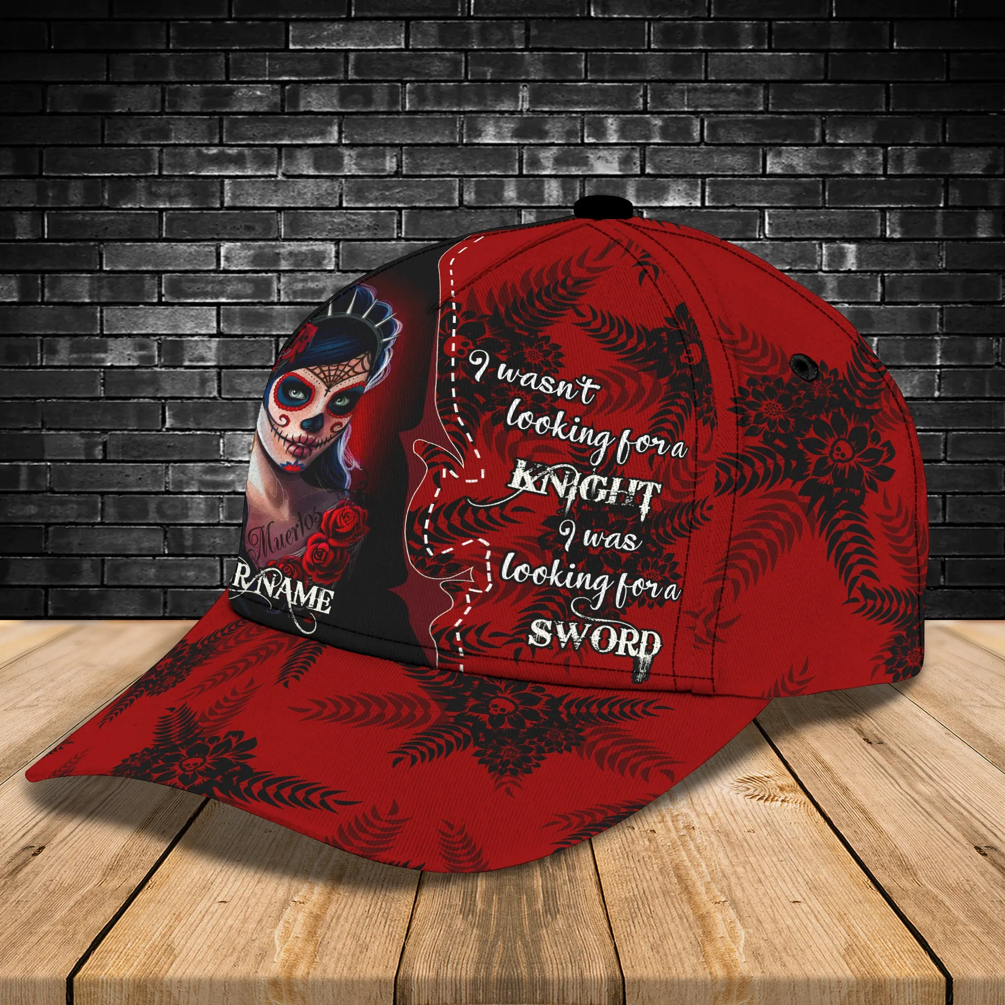 Girl Skull - Customize Cap - Loop - Nt168 - Ct020