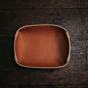 Golden Age Supply Genuine Leather Valet Tray