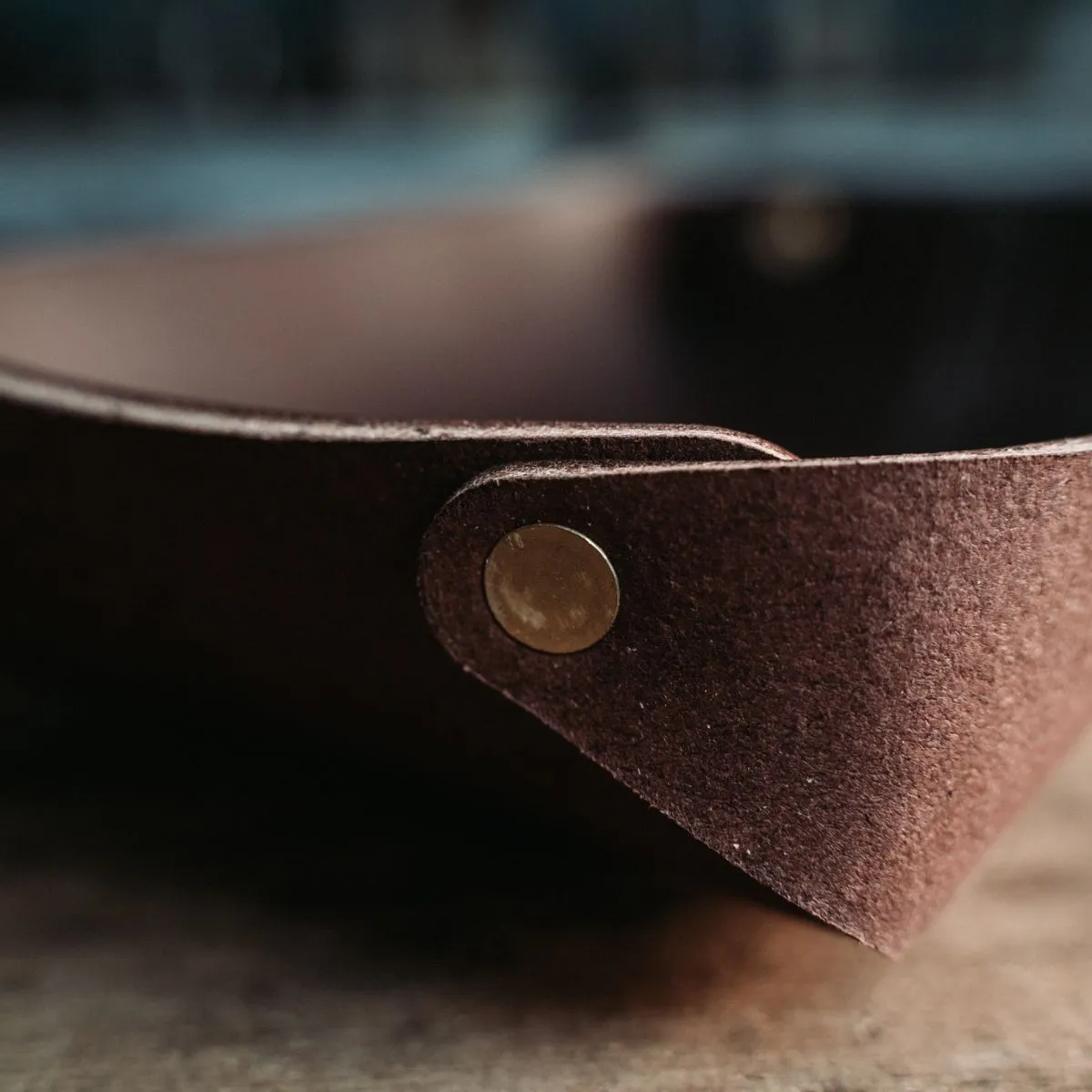 Golden Age Supply Genuine Leather Valet Tray
