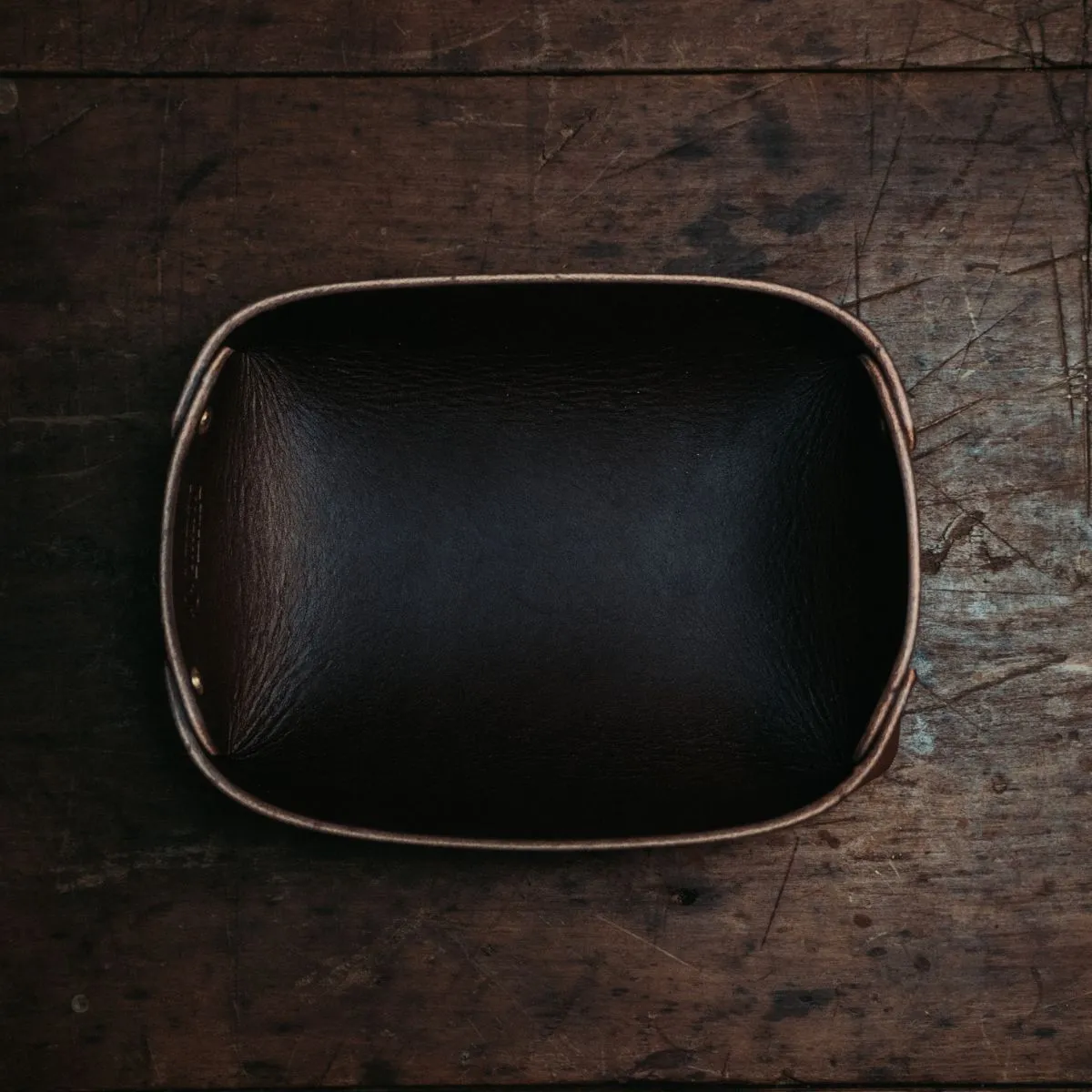Golden Age Supply Genuine Leather Valet Tray