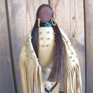 Golden Bead Woman