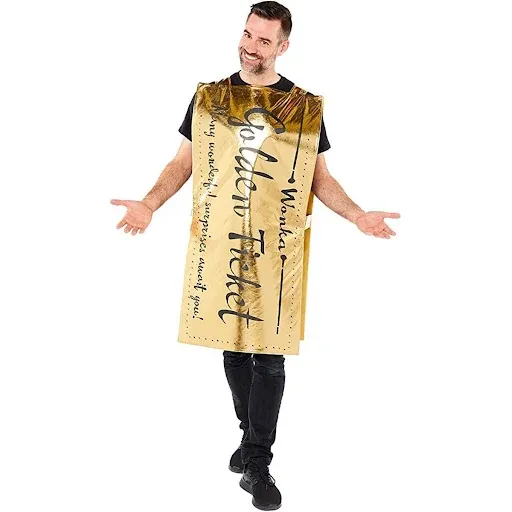 Golden Ticket Adult Costume
