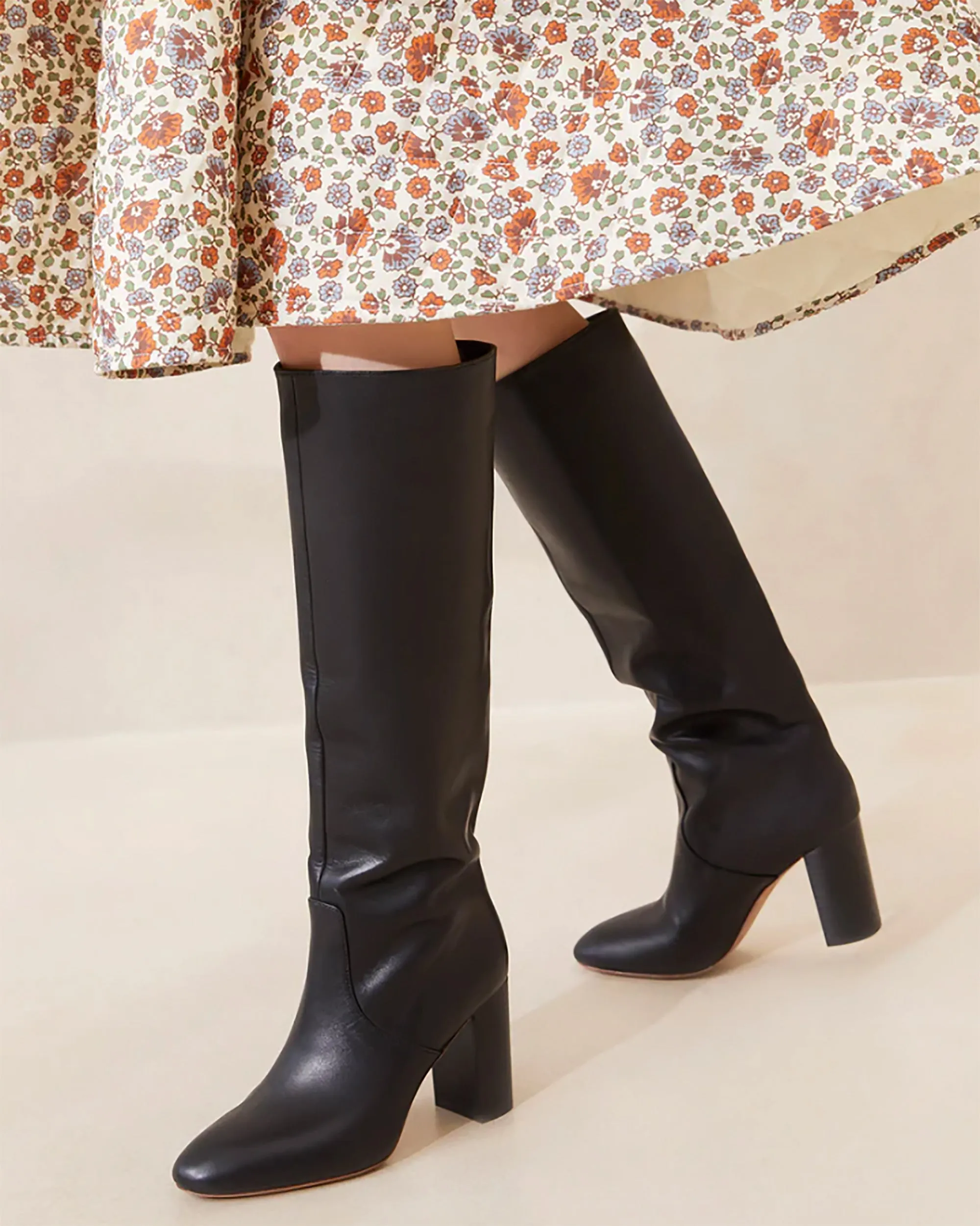 Goldy Black Tall Boot