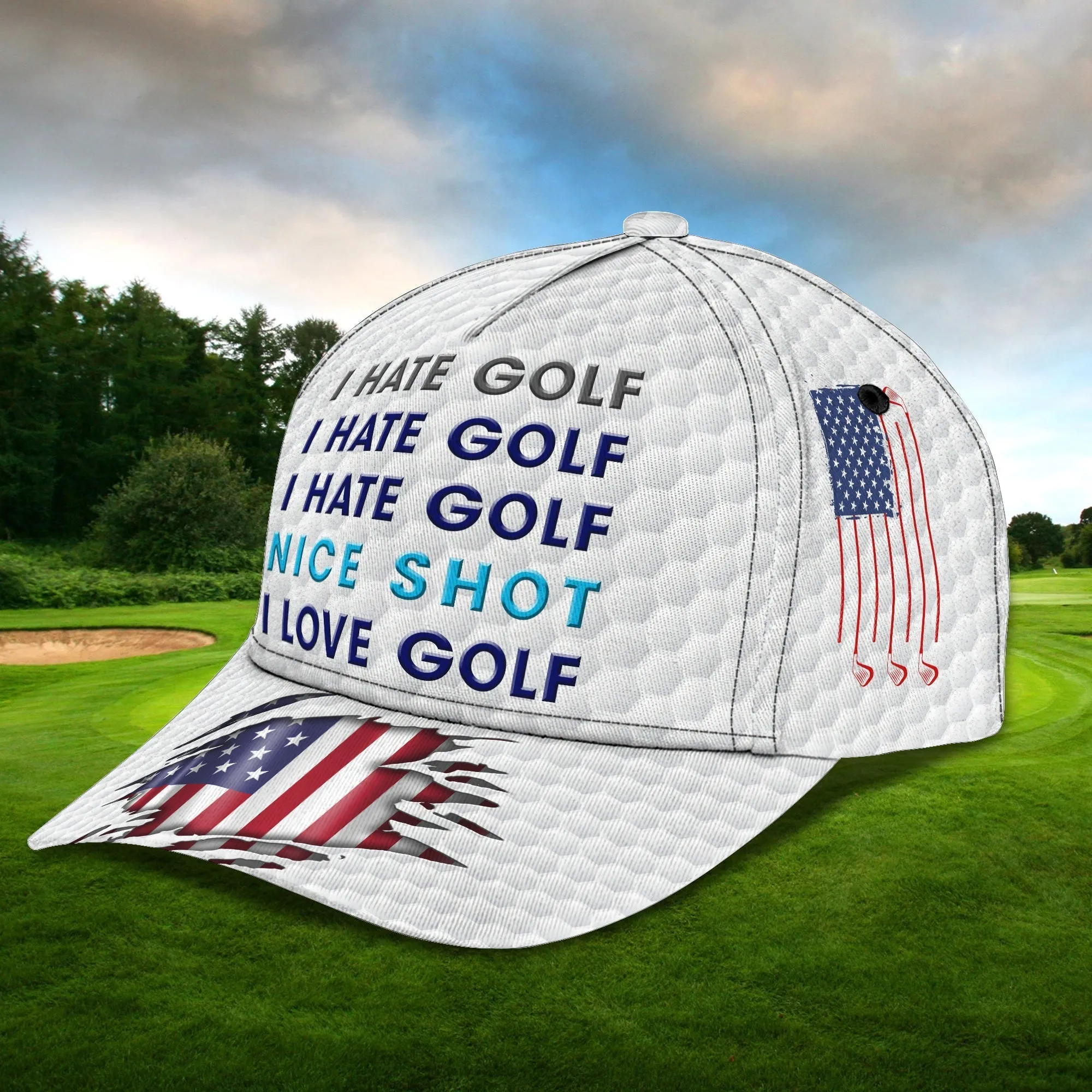 Golf 02- Personalized Name Cap - TD96 - 187