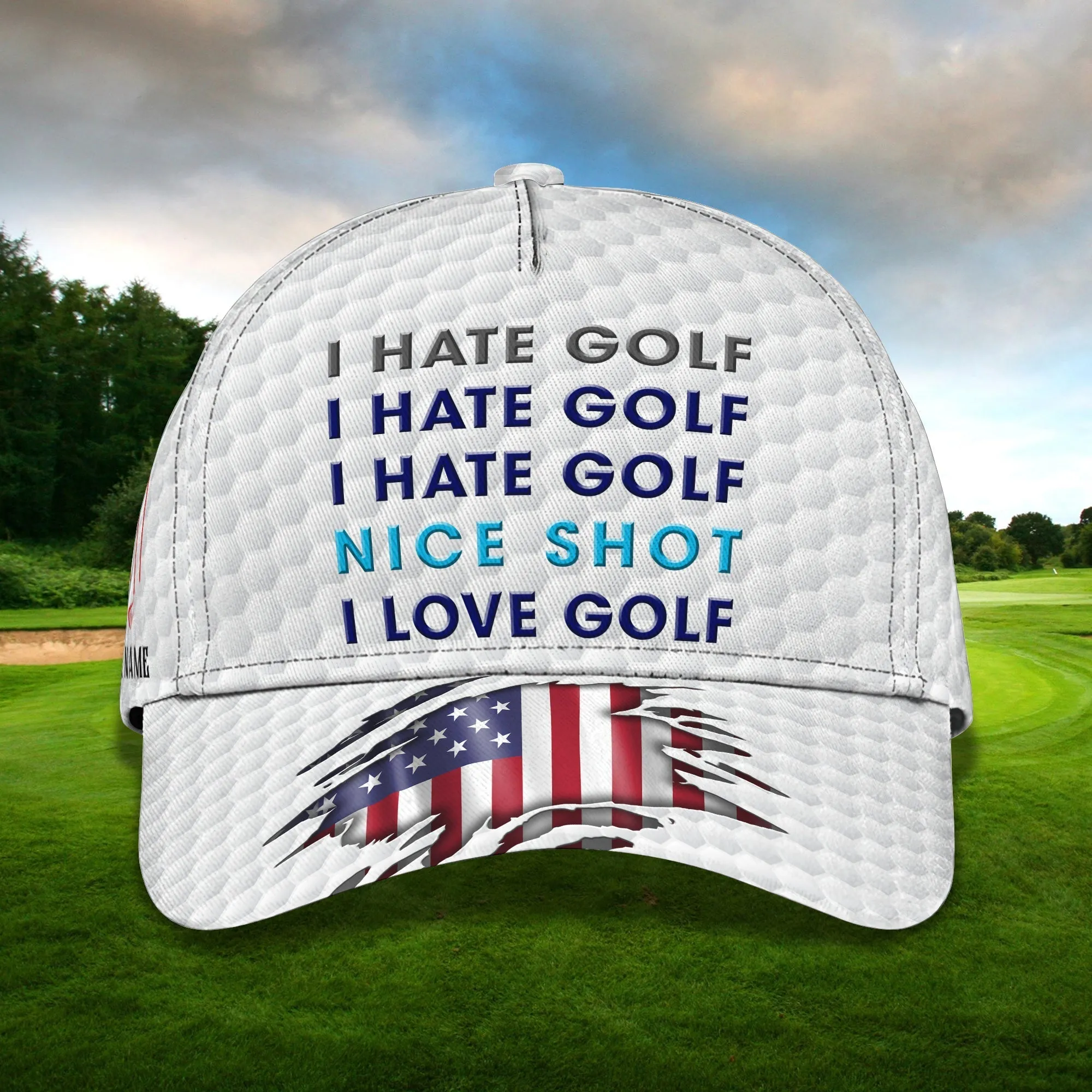 Golf 02- Personalized Name Cap - TD96 - 187